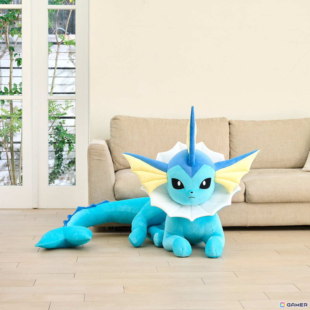 ブイズたちが等身大ぬいぐるみになって登場！シャワーズ・サンダース