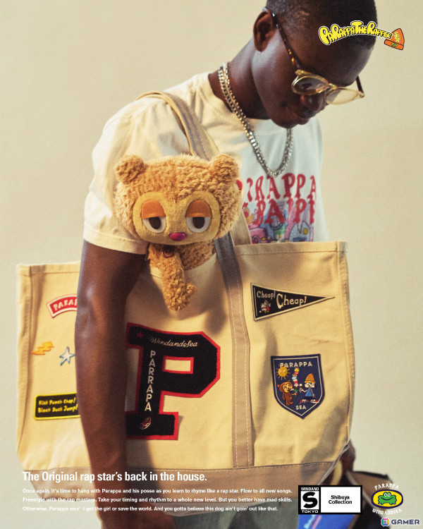 パラッパラッパー」×WIND AND SEAのコラボアイテムが4月25日より開催