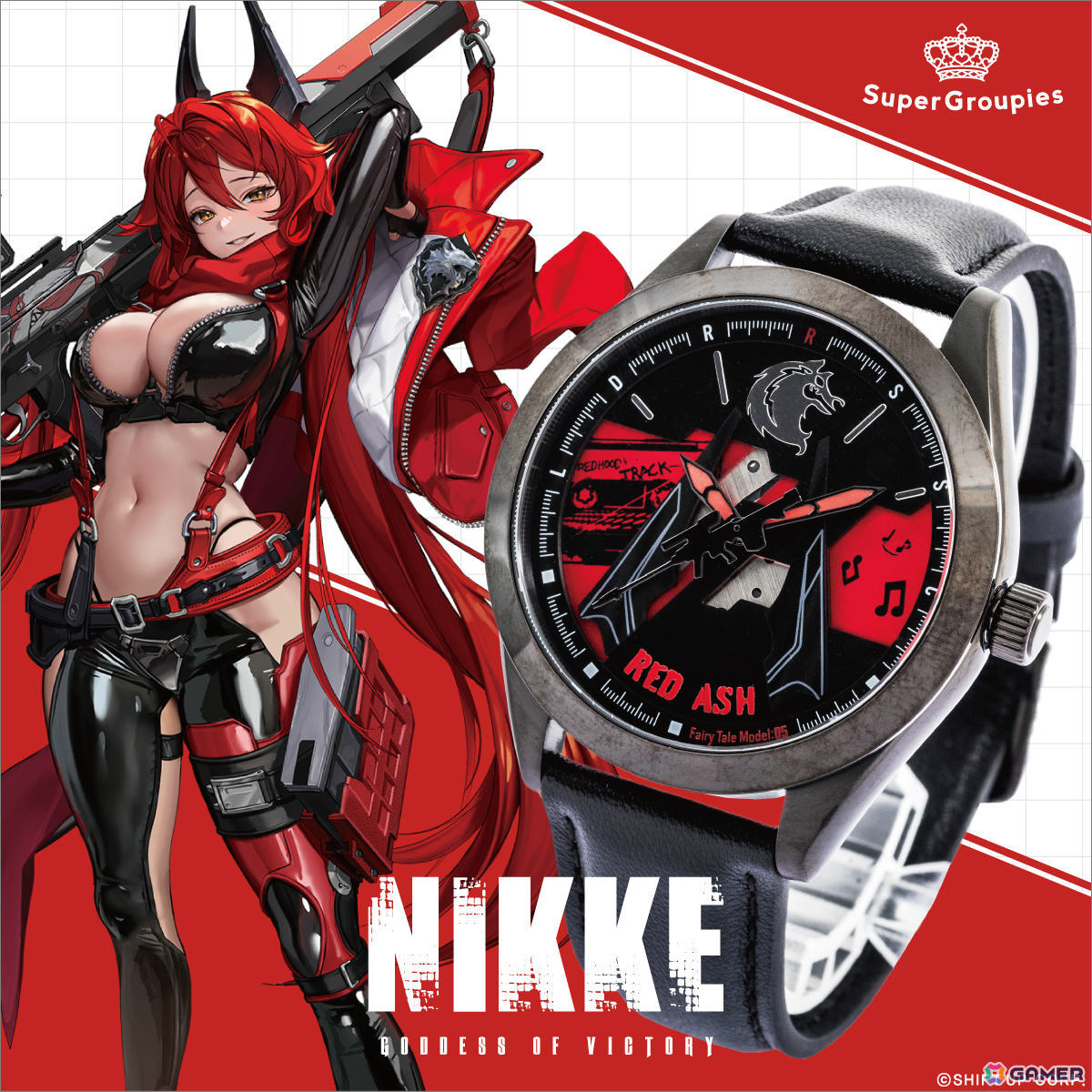 勝利の女神：NIKKE」ドロシー、レッドフード、紅蓮：ブラックシャドウ