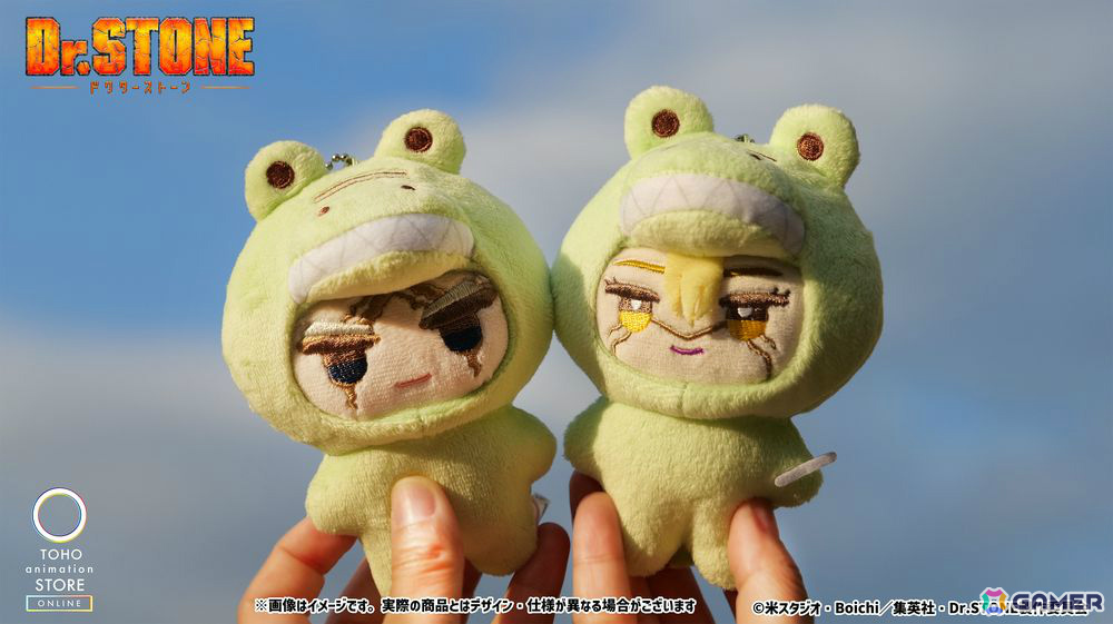 TVアニメ「Dr.STONE」のぬいぐるみ「みみぐるみ」にゼノ＆スタンリーが
