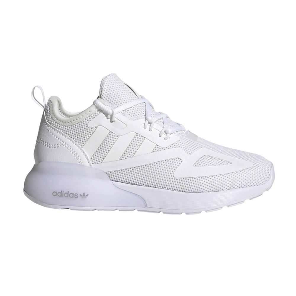 Buy Adidas ZX 2K Boost J 'Triple White' - GY2681 | GOAT