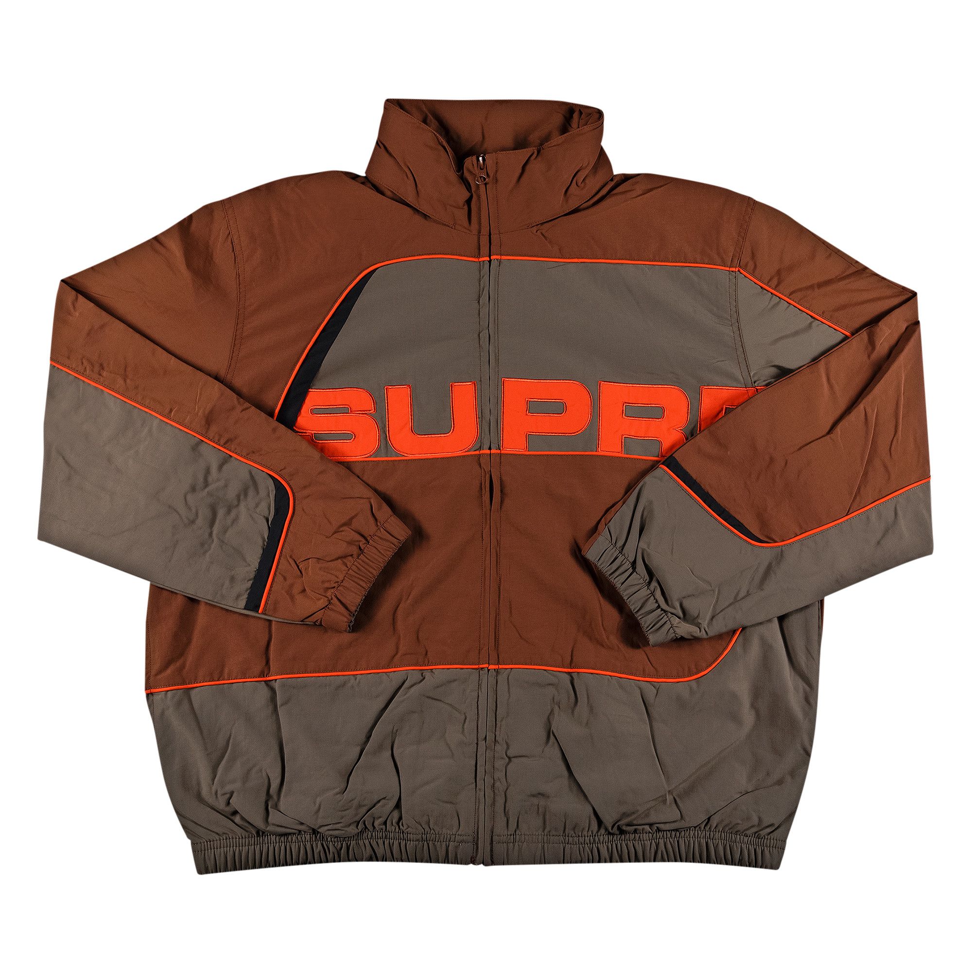 Buy Supreme S Paneled Track Jacket 'Brown' - FW21J89 BROWN | GOAT