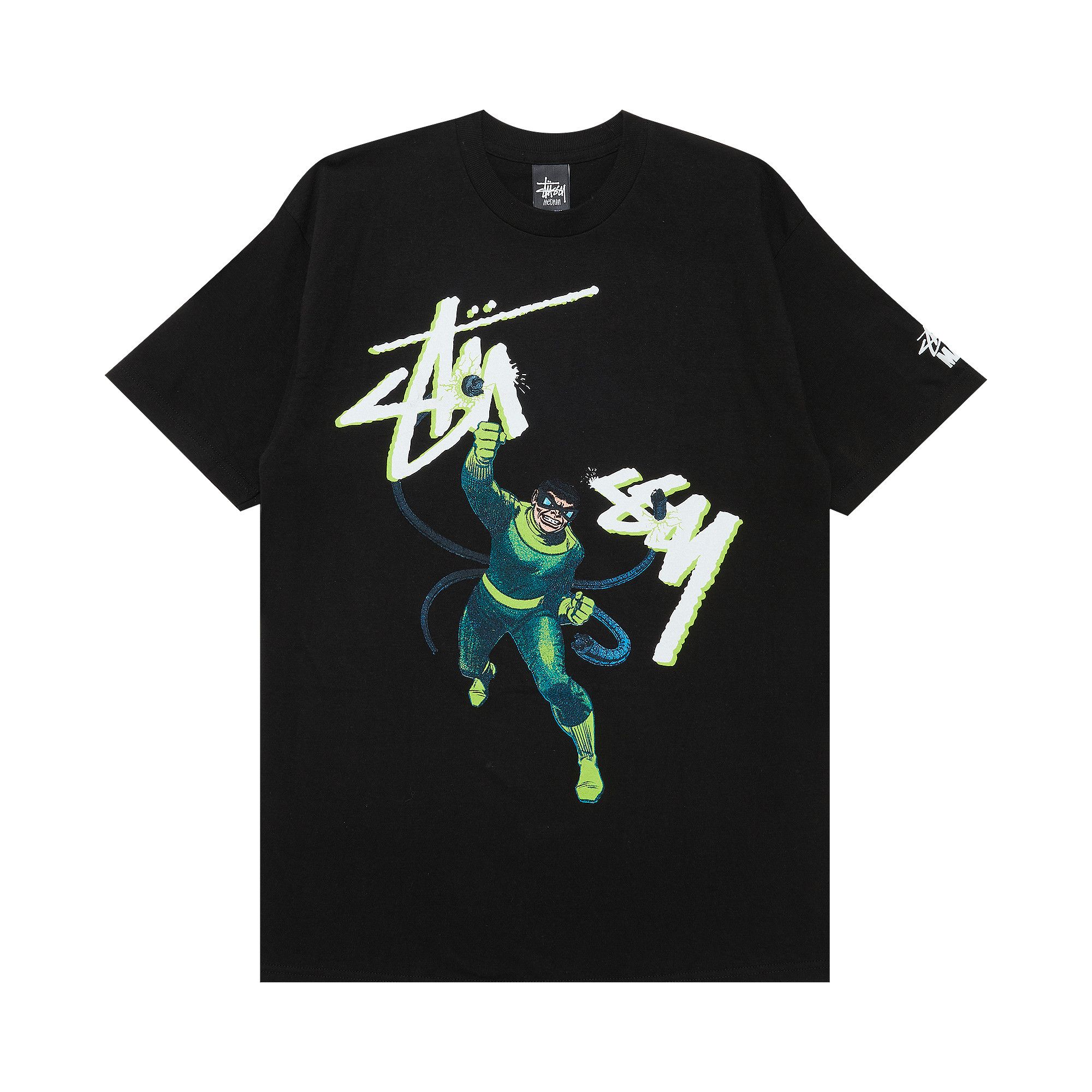 Buy Stussy x Marvel Comics Doc Ock Tee 'Black' - 0535