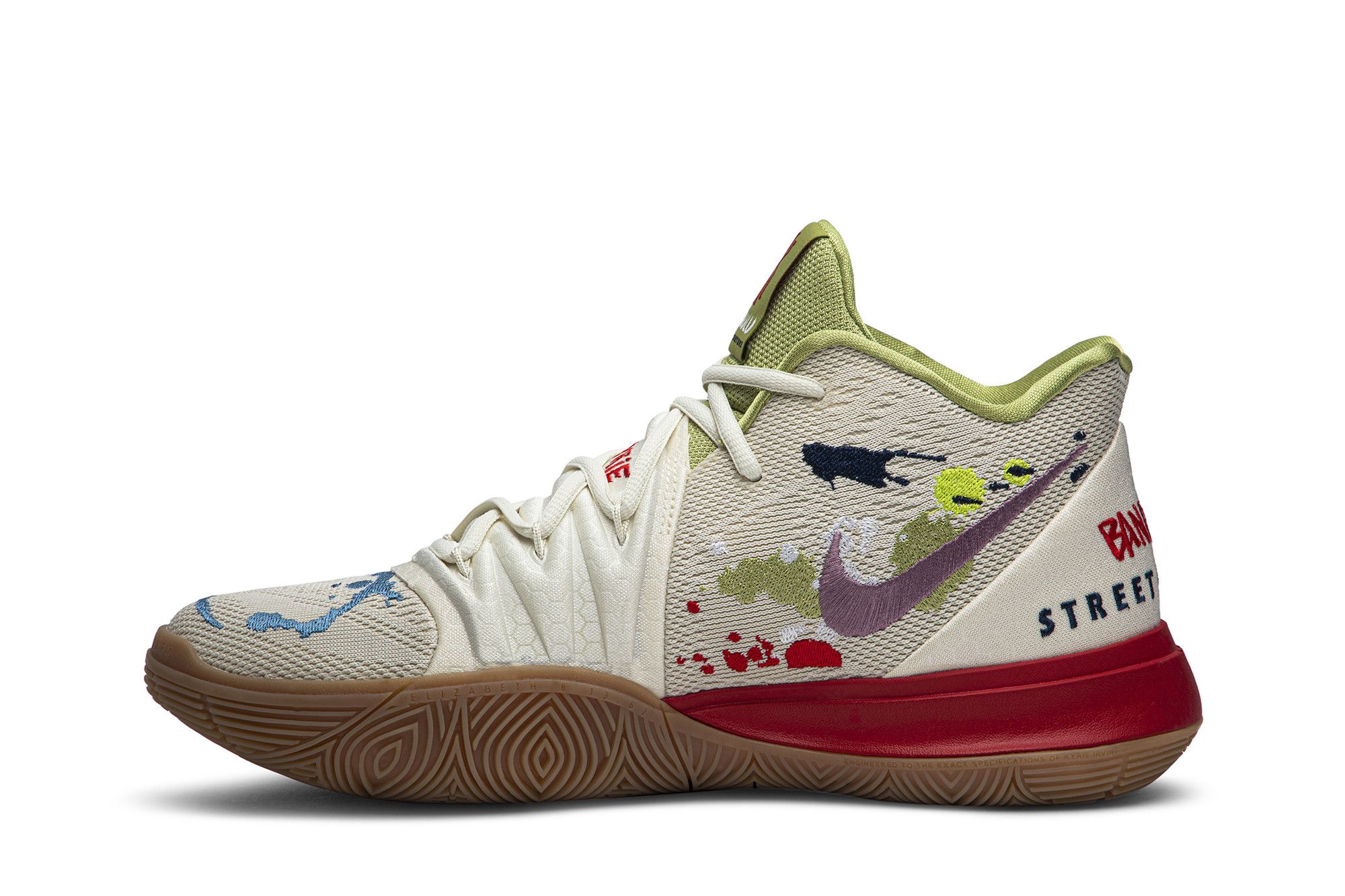 Buy Bandulu x Nike Kyrie 5 EP 'Embroidered Splatters' - CK5837 100
