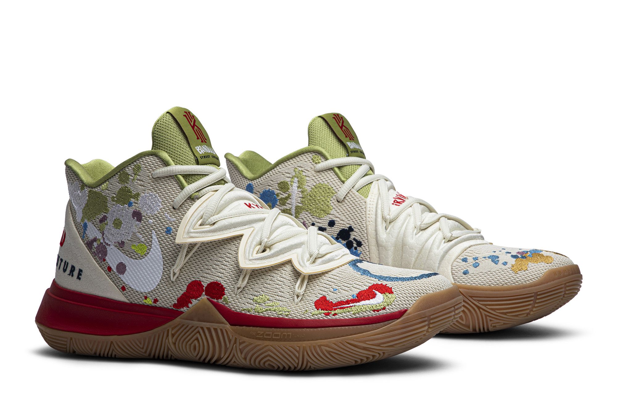 Buy Bandulu x Nike Kyrie 5 EP 'Embroidered Splatters' - CK5837 100