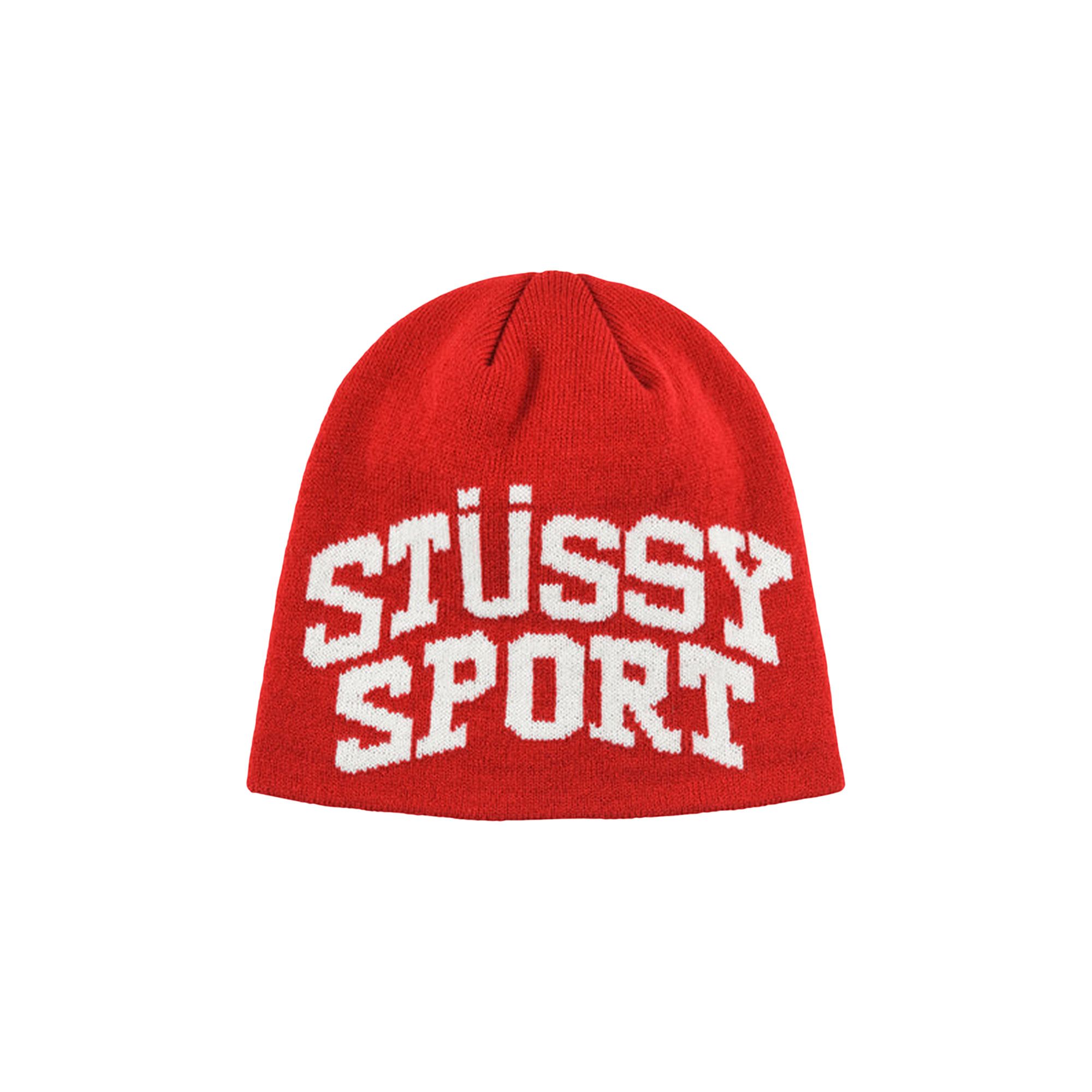 Buy Stussy Sport Jacquard Skullcap Beanie 'Red' - 1321153 RED | GOAT