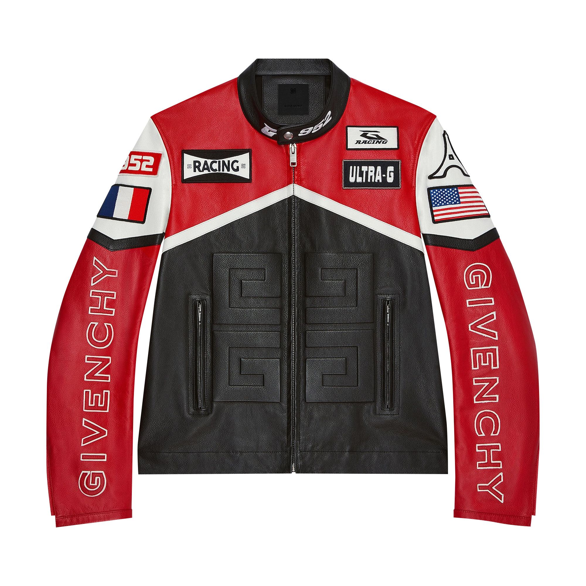 Buy Givenchy Leather Biker Jacket 'Multicolor' - BM010961D3960 960