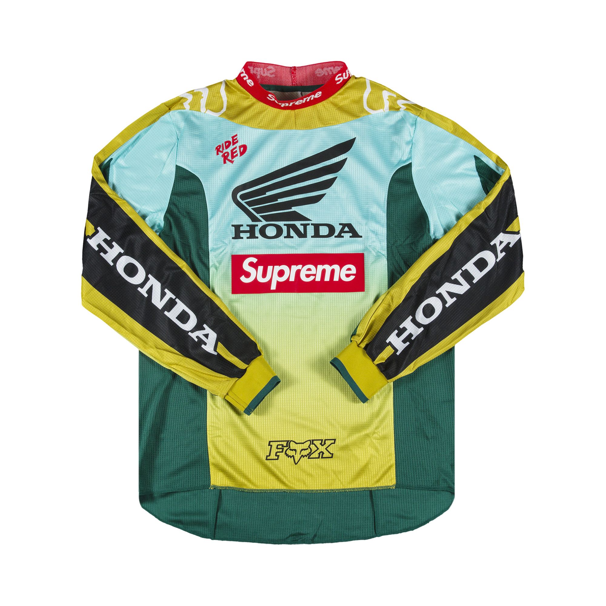 Buy Supreme x Honda Fox Racing Moto Jersey 'Moss' - FW19KN3 MOSS