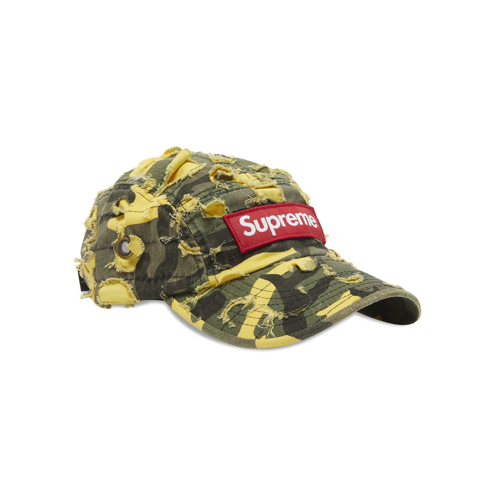 Buy Supreme x Griffin Camp Cap 'Yellow Camo' - FW22H106 YELLOW