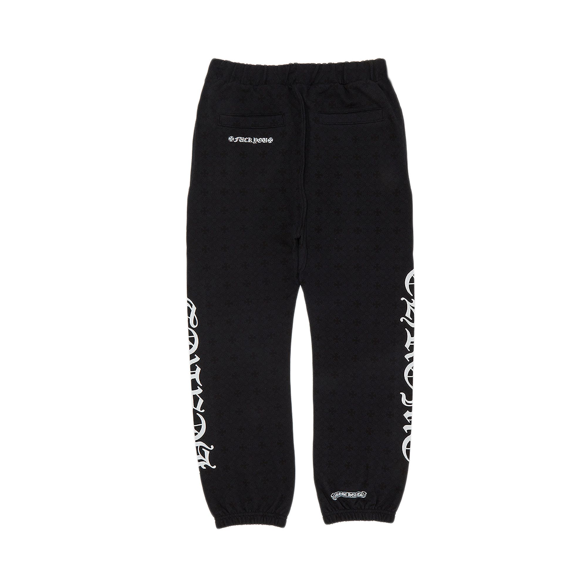 Buy Chrome Hearts All Over Monogram Horseshoe Logo Sweatpants