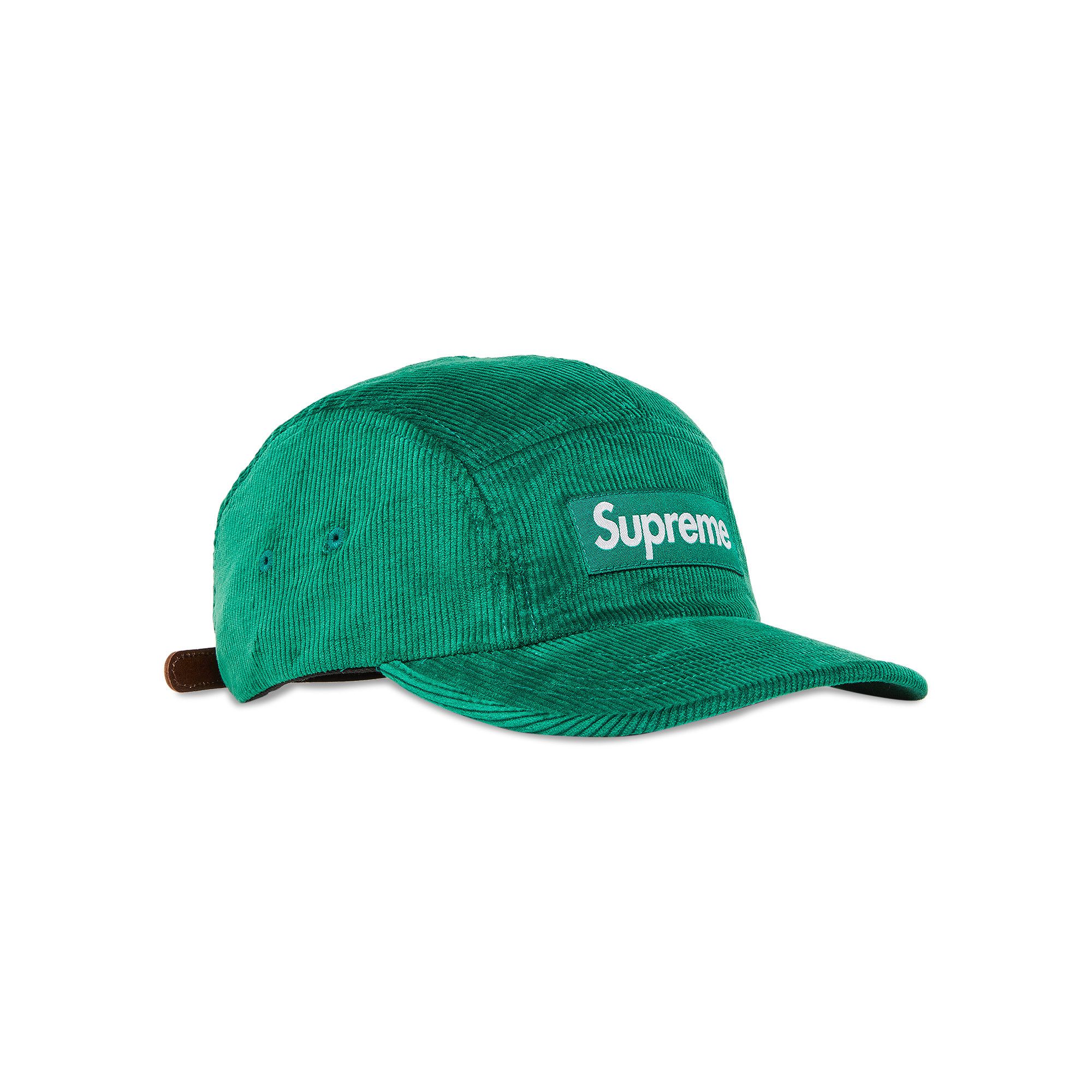 Buy Supreme Corduroy Camp Cap 'Green' - FW22H100 GREEN | GOAT