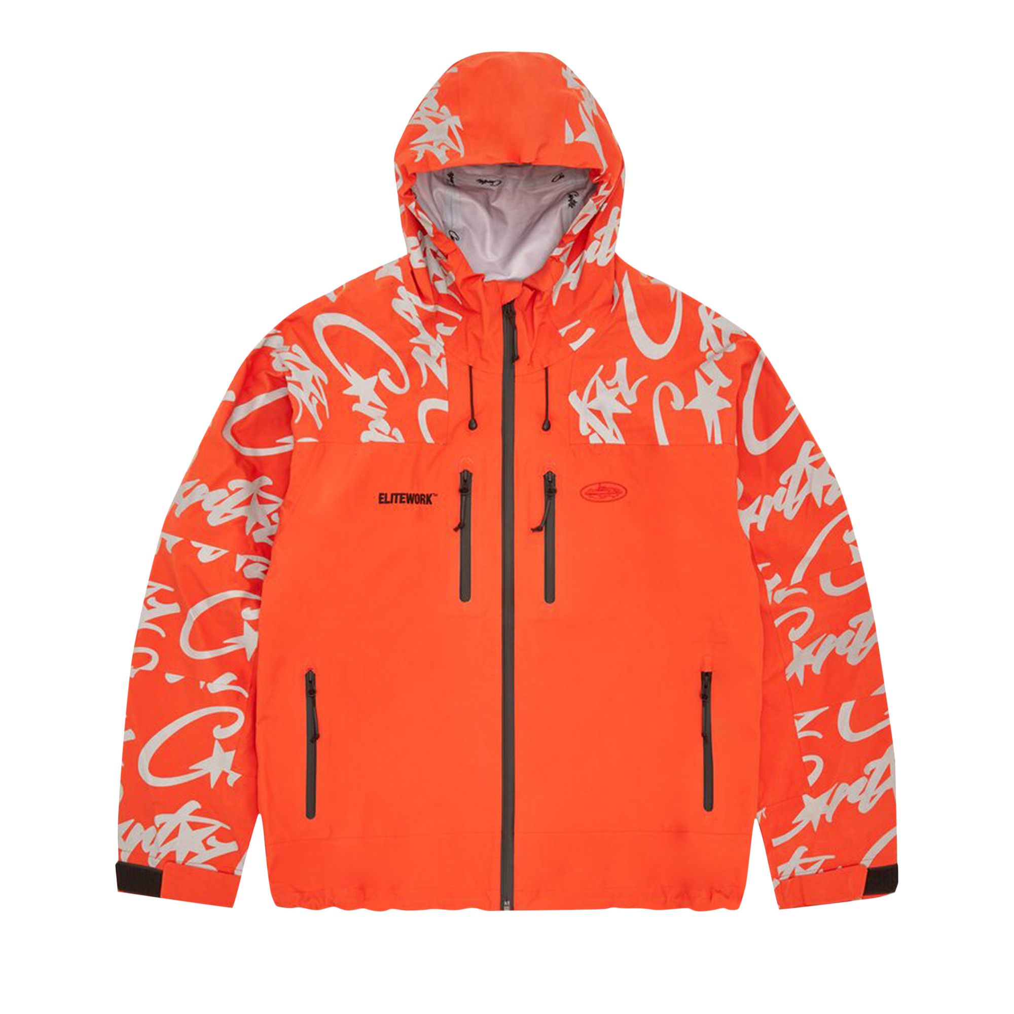 Buy Corteiz Elitework* Waterproof Shell Jacket 'Orange' - 7892