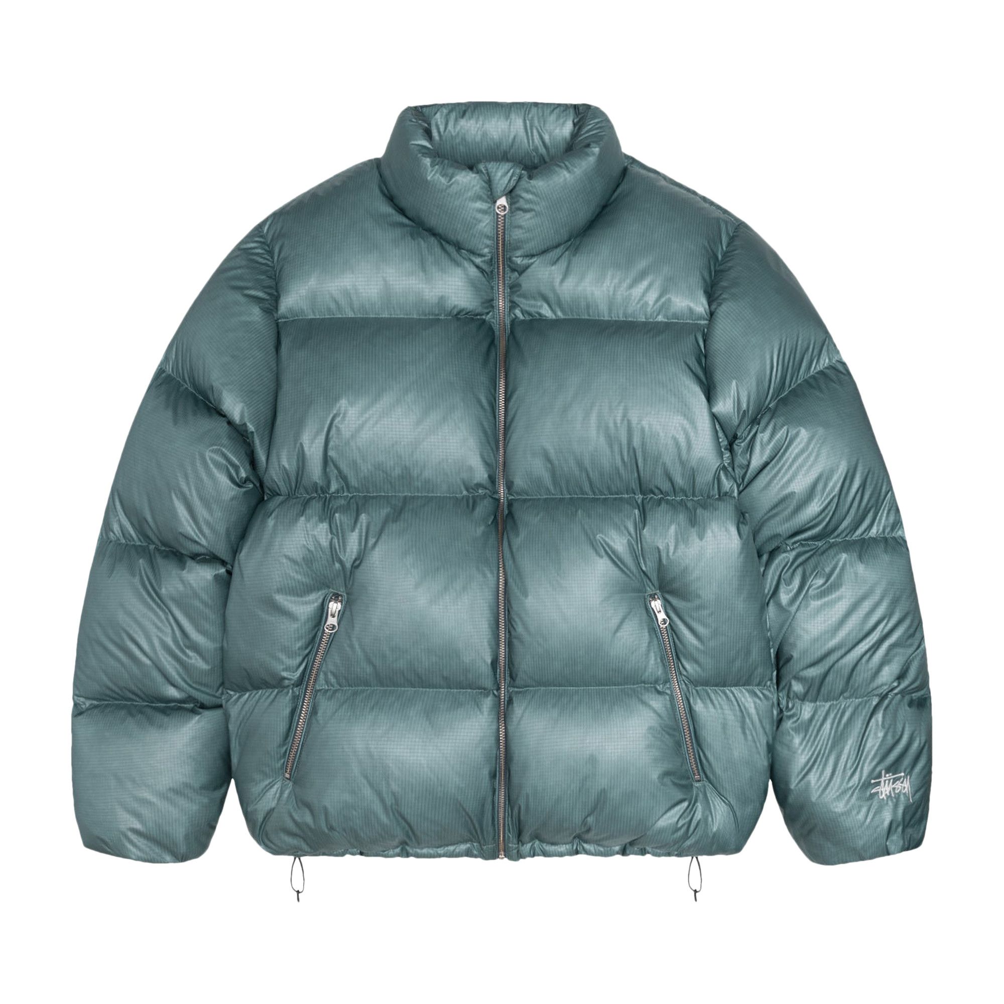 Buy Stussy Down Puffer Parachute Ripstop 'Powder Blue' - 115742