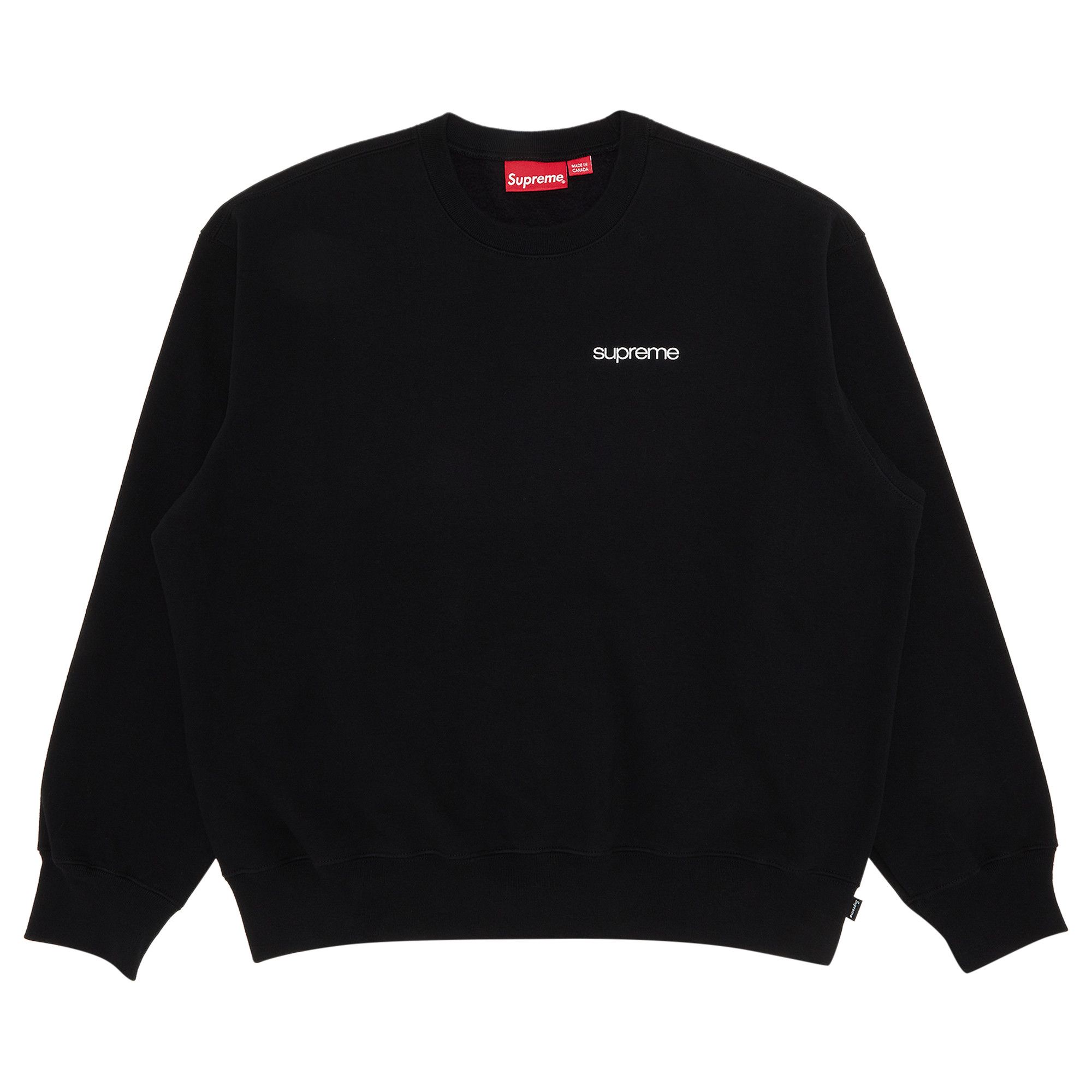 Buy Supreme NYC Crewneck 'Black' - FW23SW119 BLACK | GOAT