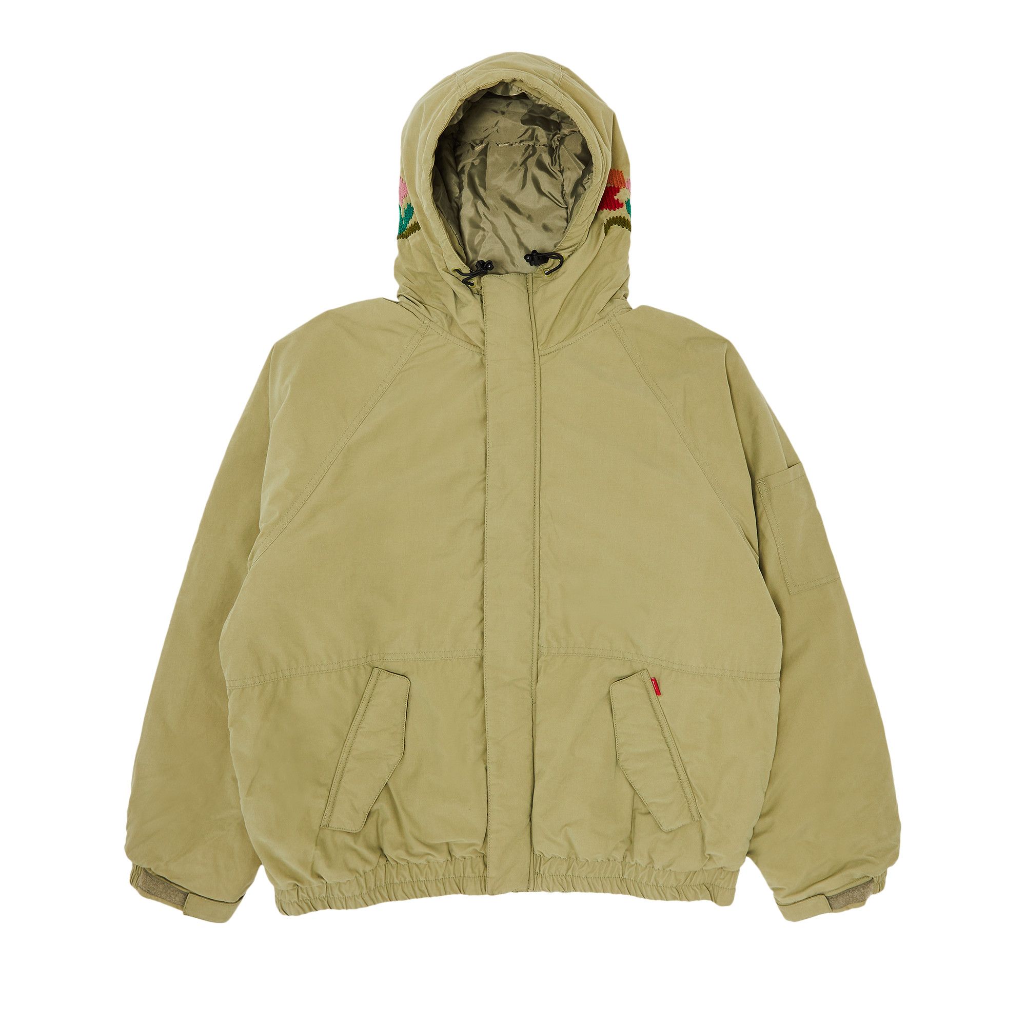 Buy Supreme Needlepoint Hooded Jacket 'Olive' - FW23J40 OLIVE | GOAT
