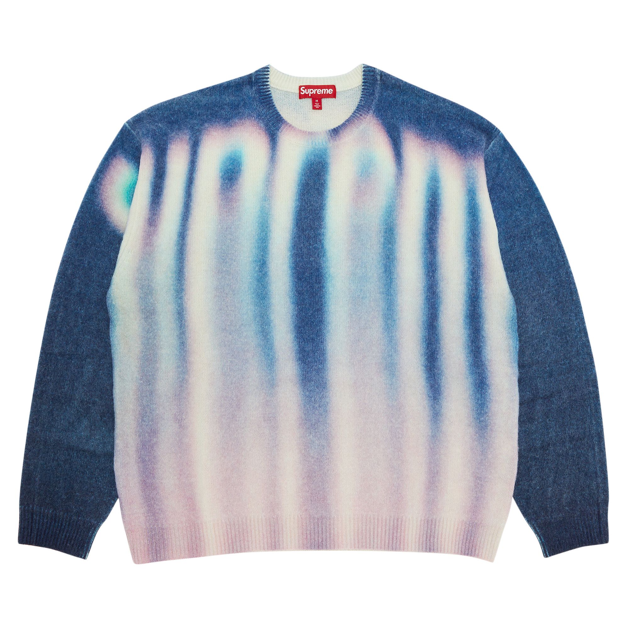 Buy Supreme Blurred Logo Sweater 'Blue' - FW23SK11 BLUE | GOAT CA