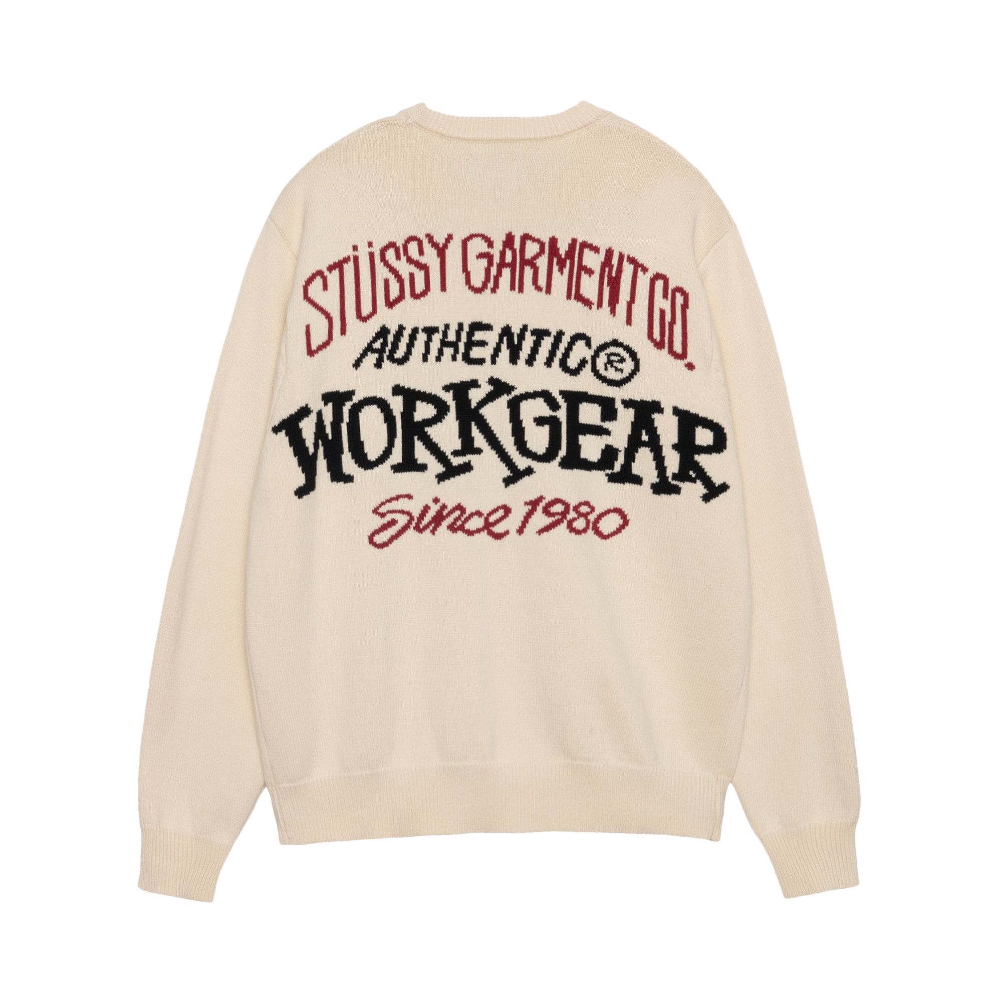 Buy Stussy Authentic Workgear Sweater 'Natural' - 117212 NATU | GOAT