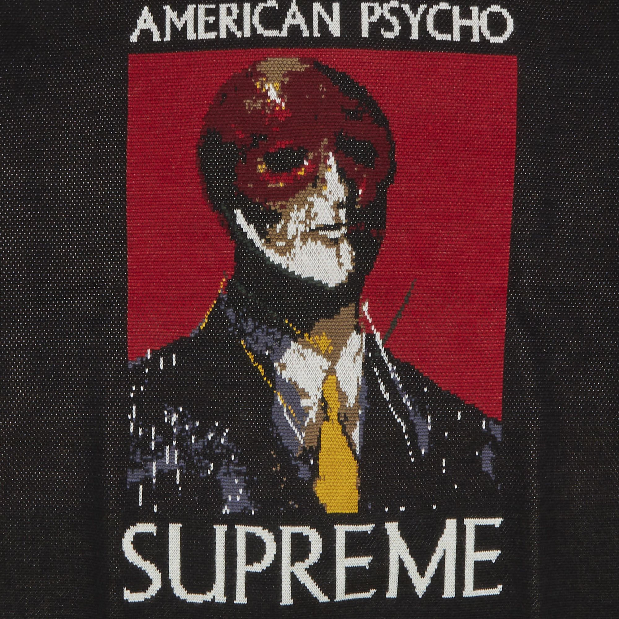 Buy Supreme American Psycho Sweater 'Black' - FW23SK43 BLACK | GOAT