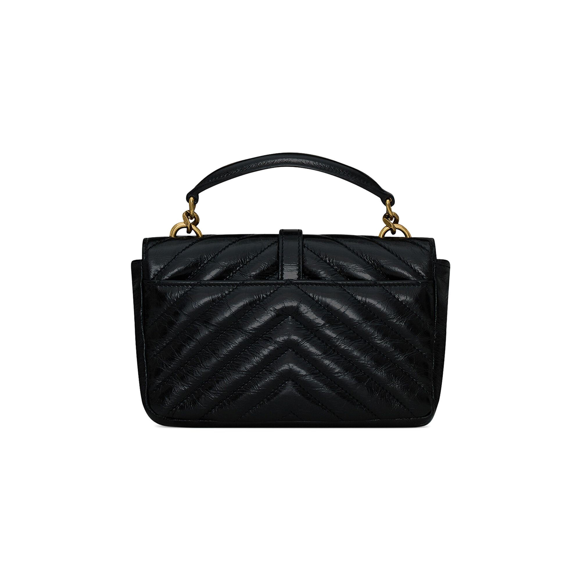 Buy Saint Laurent College Mini Chain Bag 'Noir' - 779430 DZH07