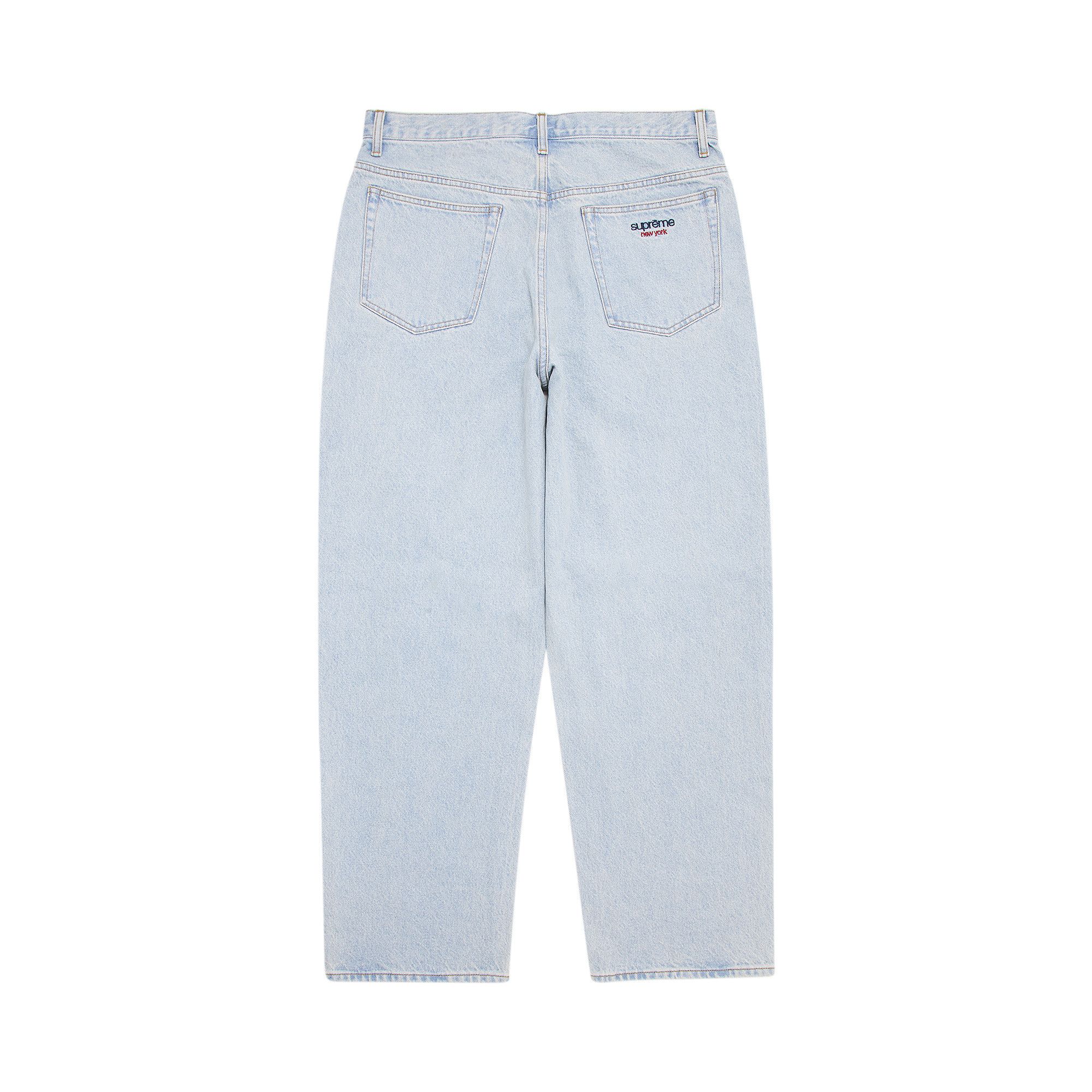 Buy Supreme Baggy Jean 'Washed Indigo' - SS24P27 WASHED INDIGO | GOAT