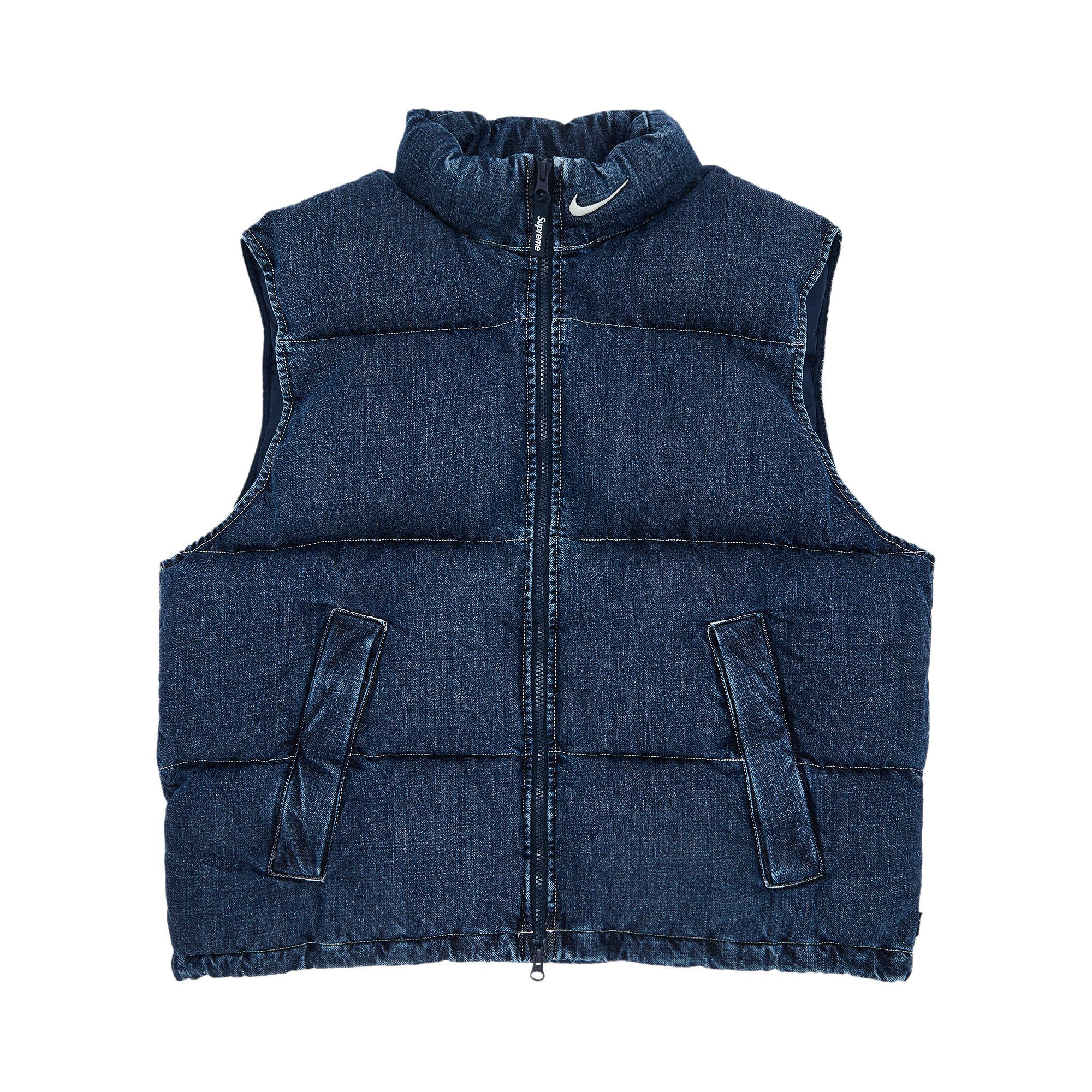 Buy Supreme x Nike Denim Puffer Vest 'Indigo' - SS24J3 INDIGO | GOAT
