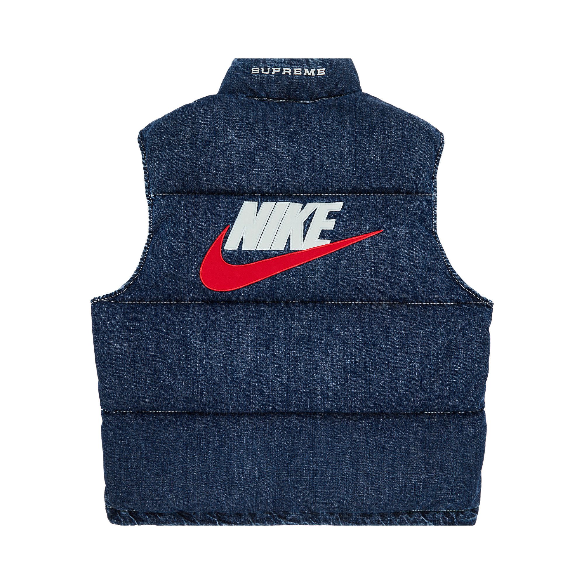 Buy Supreme x Nike Denim Puffer Vest 'Indigo' - SS24J3 INDIGO | GOAT
