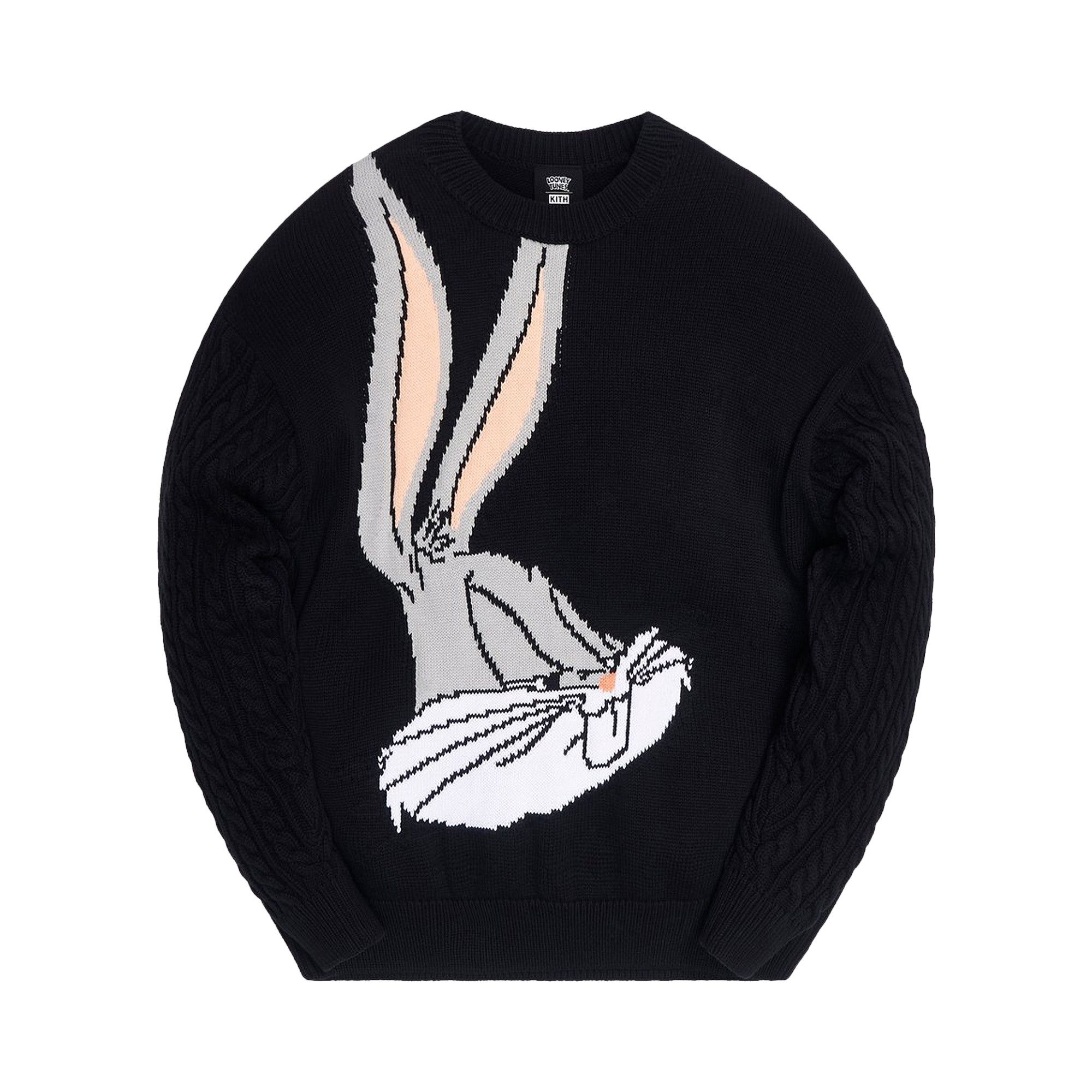 Buy Kith x Looney Tunes Bugs Bunny Crewneck 'Black' - KH2494 100