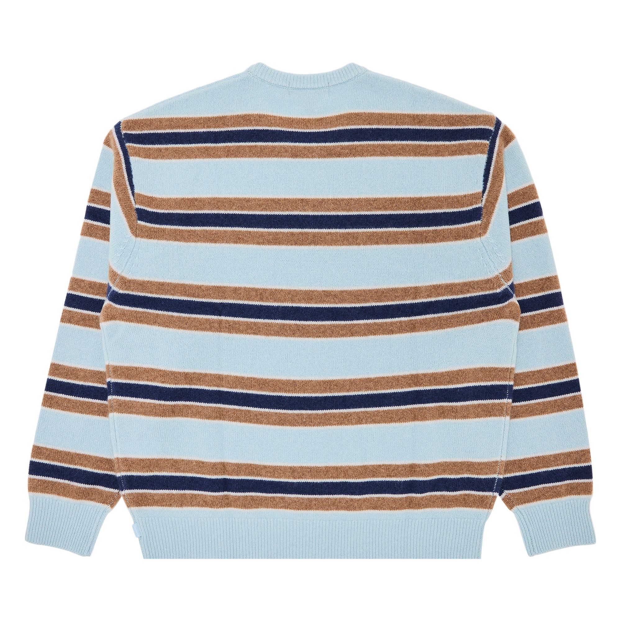 Buy Supreme Cashmere Sweater 'Blue Stripe' - FW24SK14 BLUE STRIPE