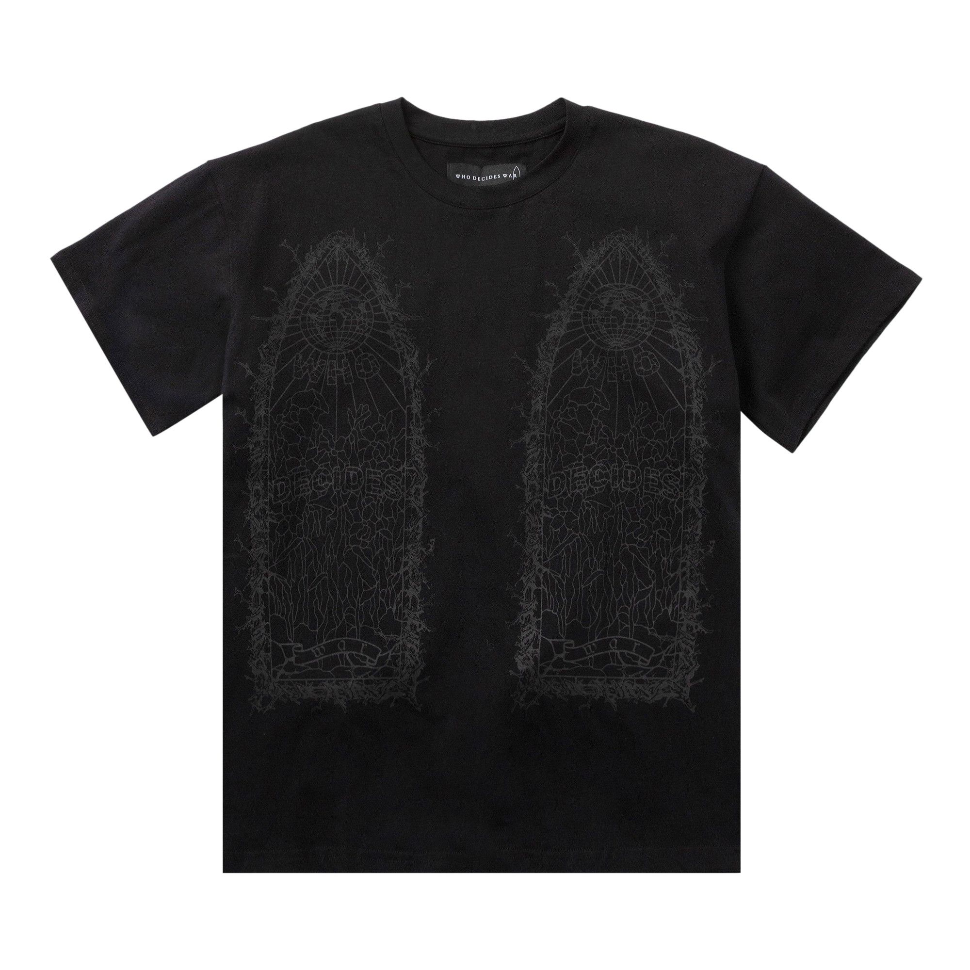 Buy Who Decides War Thorned Jersey T-Shirt 'Coal' - 1110310002FW24