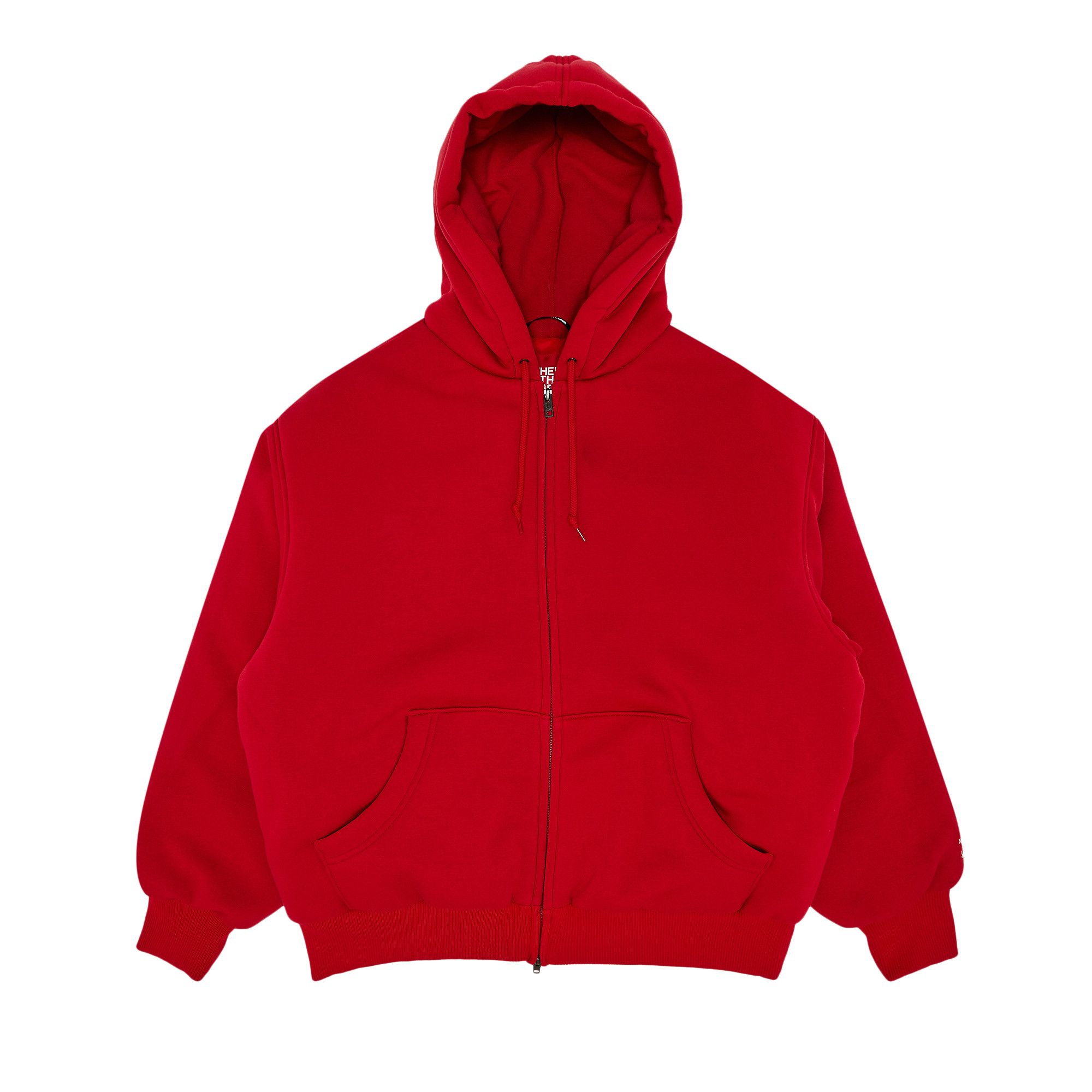 Buy Supreme x The North Face Down Filled Zip Up Hooded Sweatshirt
