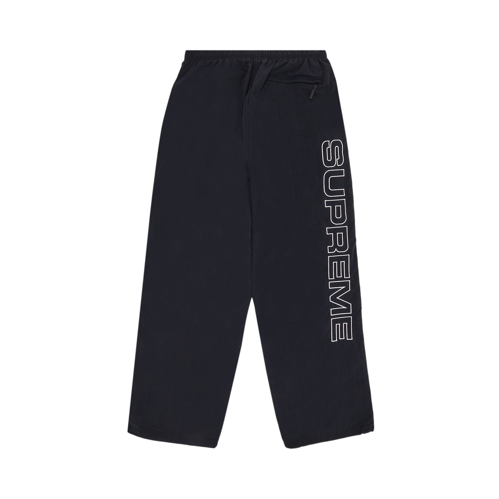 Buy Supreme Spellout Embroidered Track Pant 'Black' - FW24P58