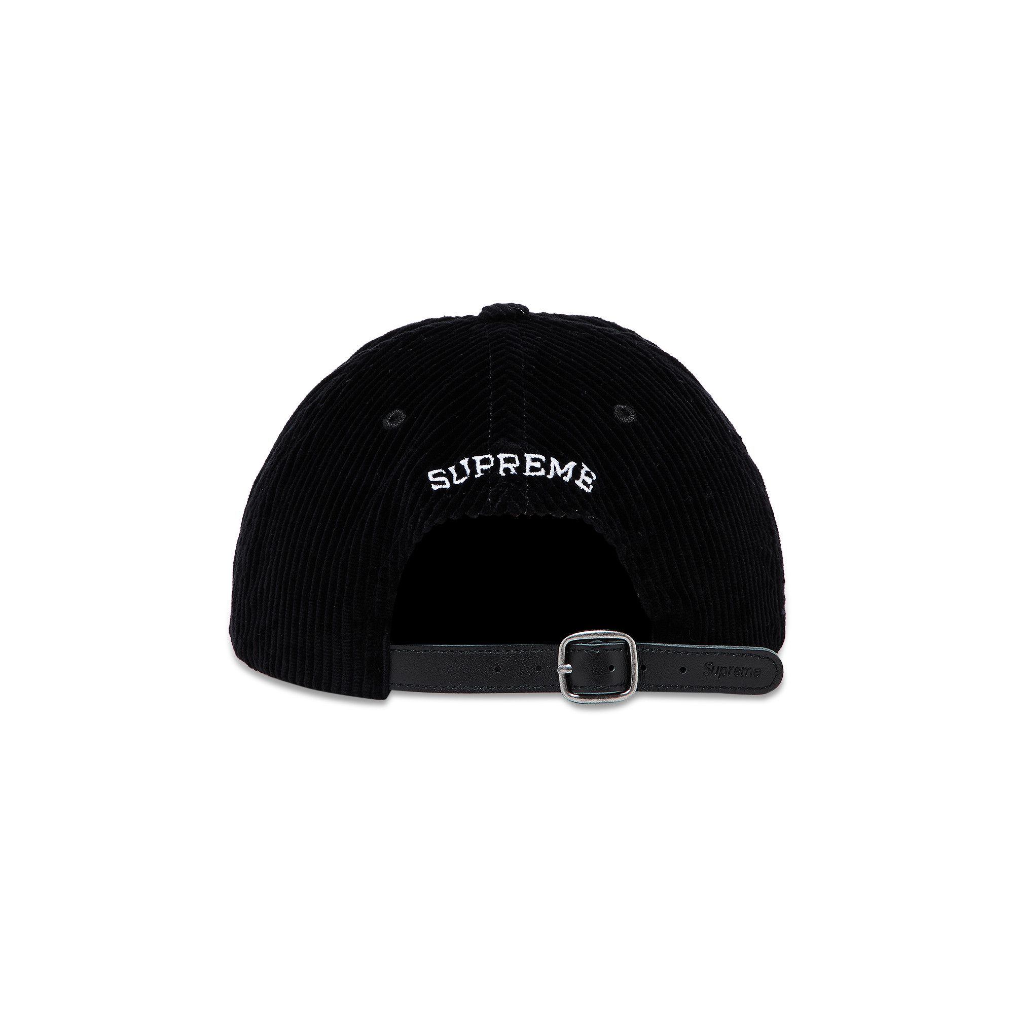 Buy Supreme Corduroy S Logo 6-Panel 'Black' - FW24H81 BLACK | GOAT