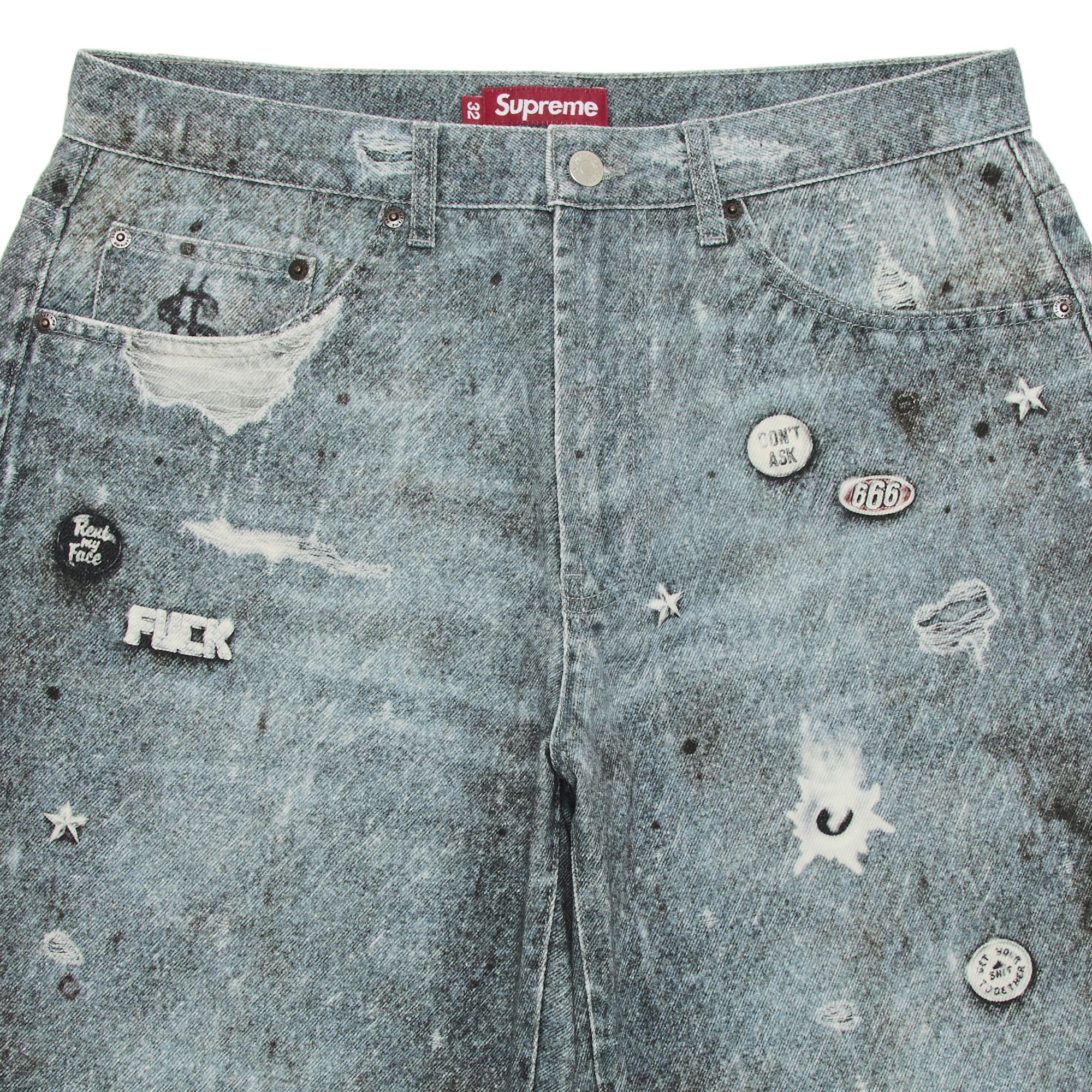 Buy Supreme HJR Trompe L'oeil Loose Fit Jean 'Blue' - FW24P86 BLUE