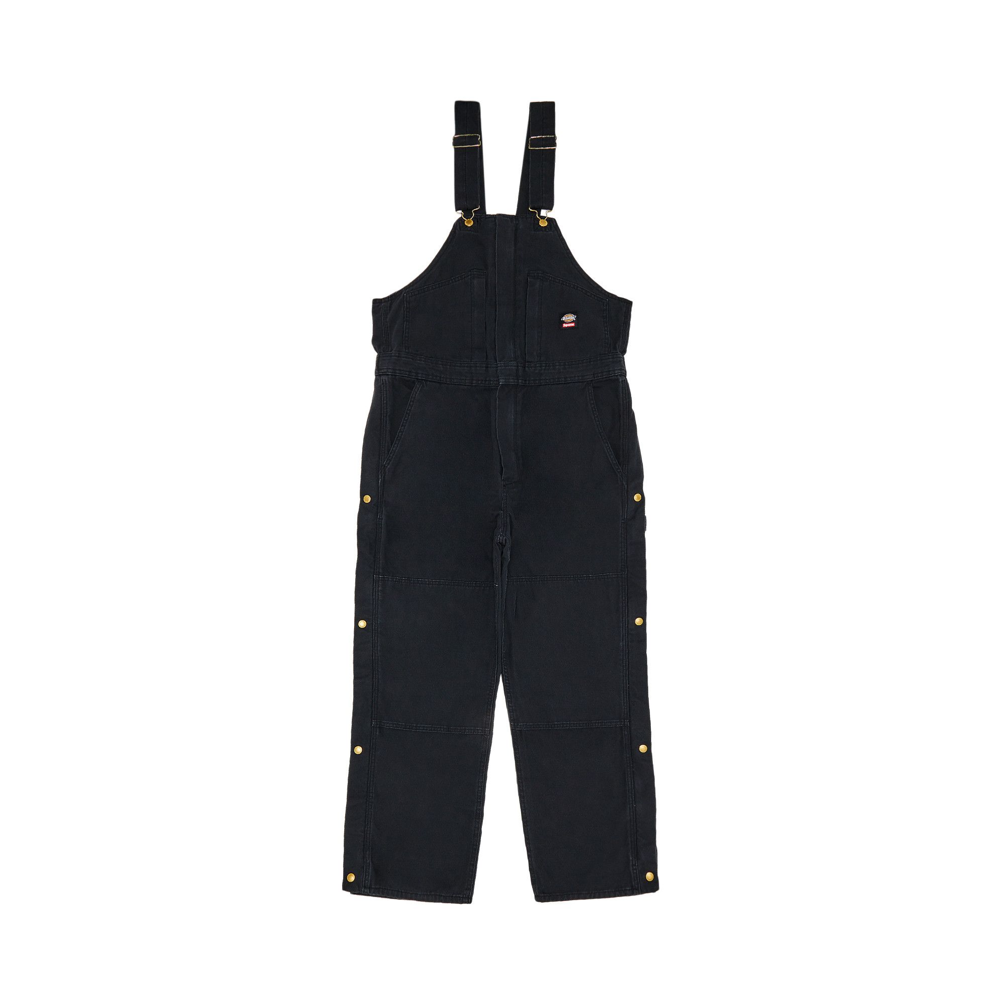 Buy Supreme x Dickies Flannel Lined Overall 'Black' - FW24P76