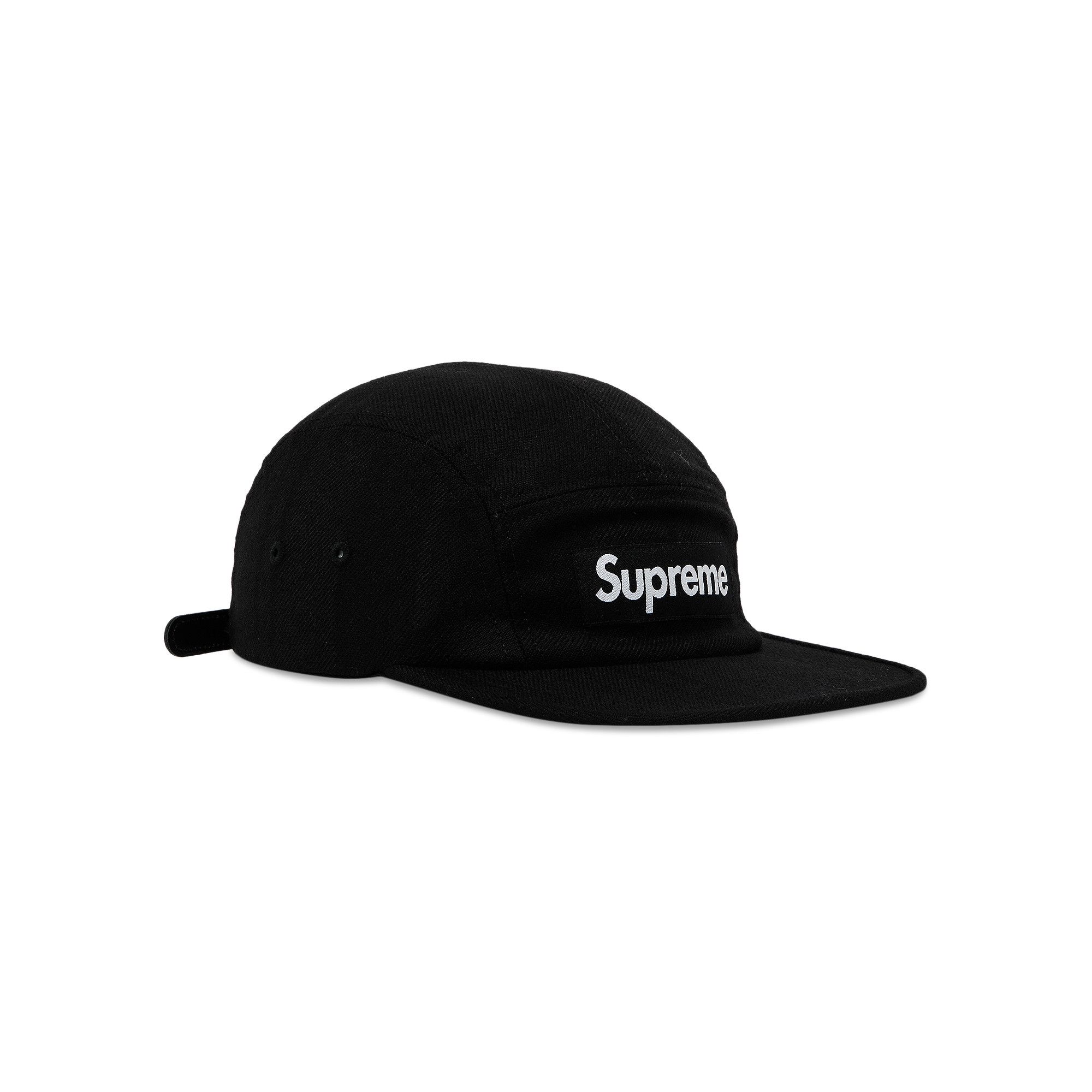 Buy Supreme Lochcarron Camp Cap 'Black' - FW24H108 BLACK | GOAT CA