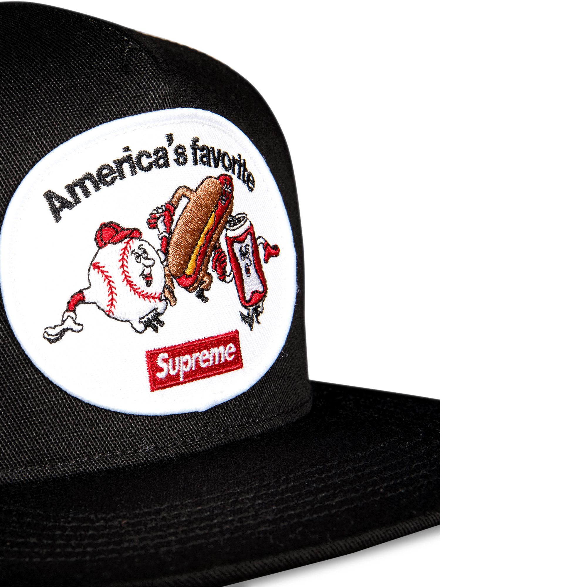 Buy Supreme America's Favorite Mesh Back 5-Panel 'Black' - SS21H96