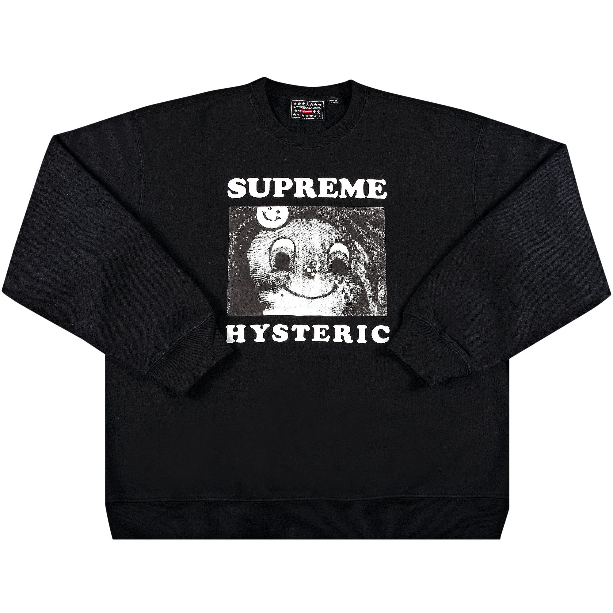 Buy Supreme x Hysteric Glamour Crewneck 'Black' - SS21SW77 BLACK