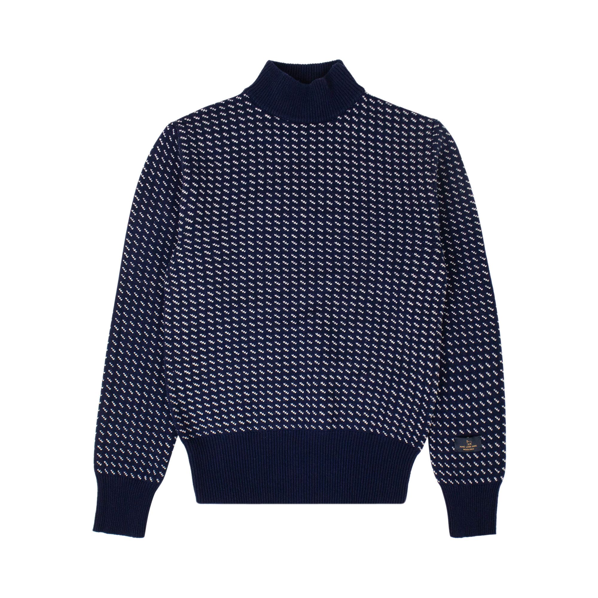 Buy Aimé Leon Dore Woolrich Knitted Birdseye Mock Neck Sweater