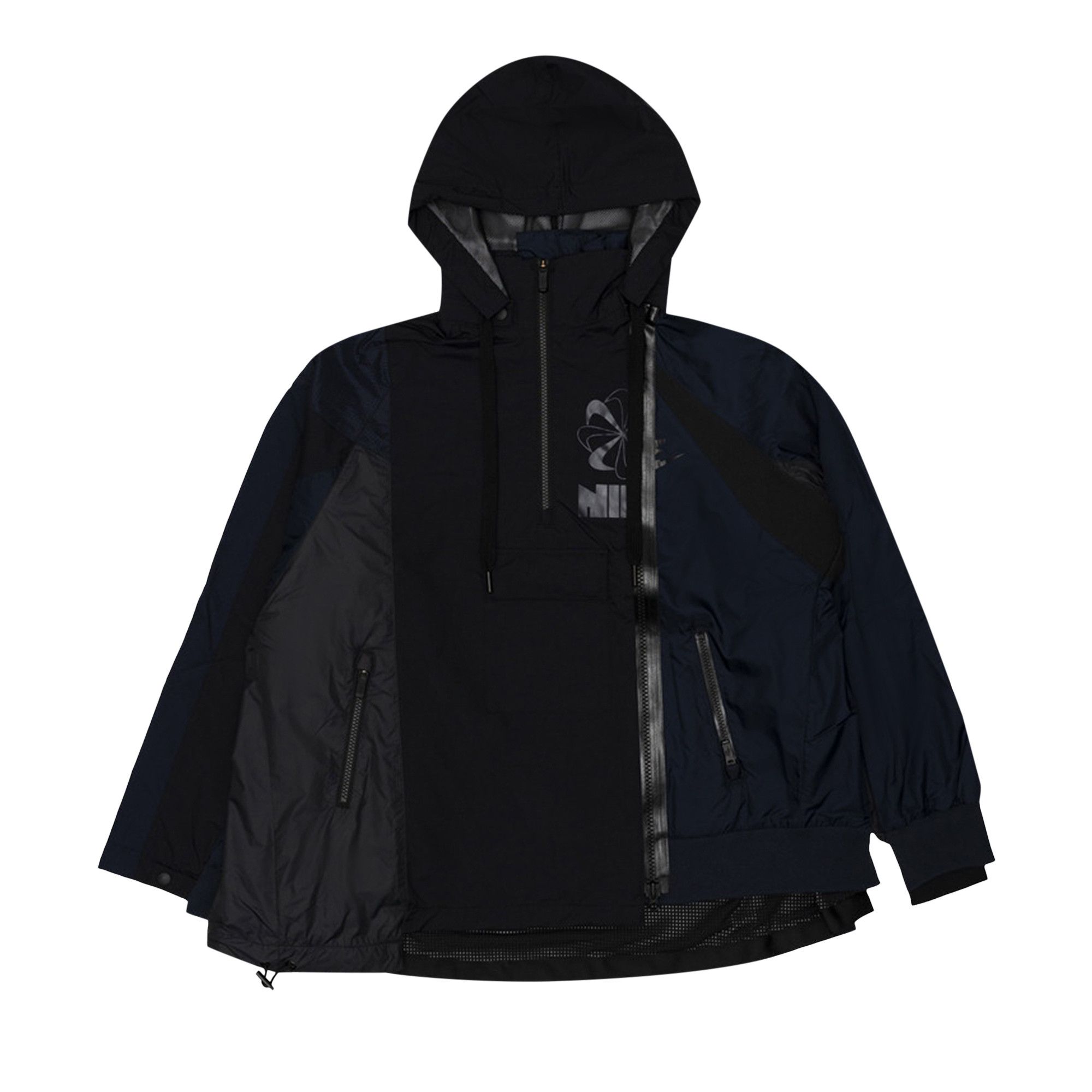 Buy Nike Women's x Sacai Double-Zip Jacket 'Black/Dark Obsidian