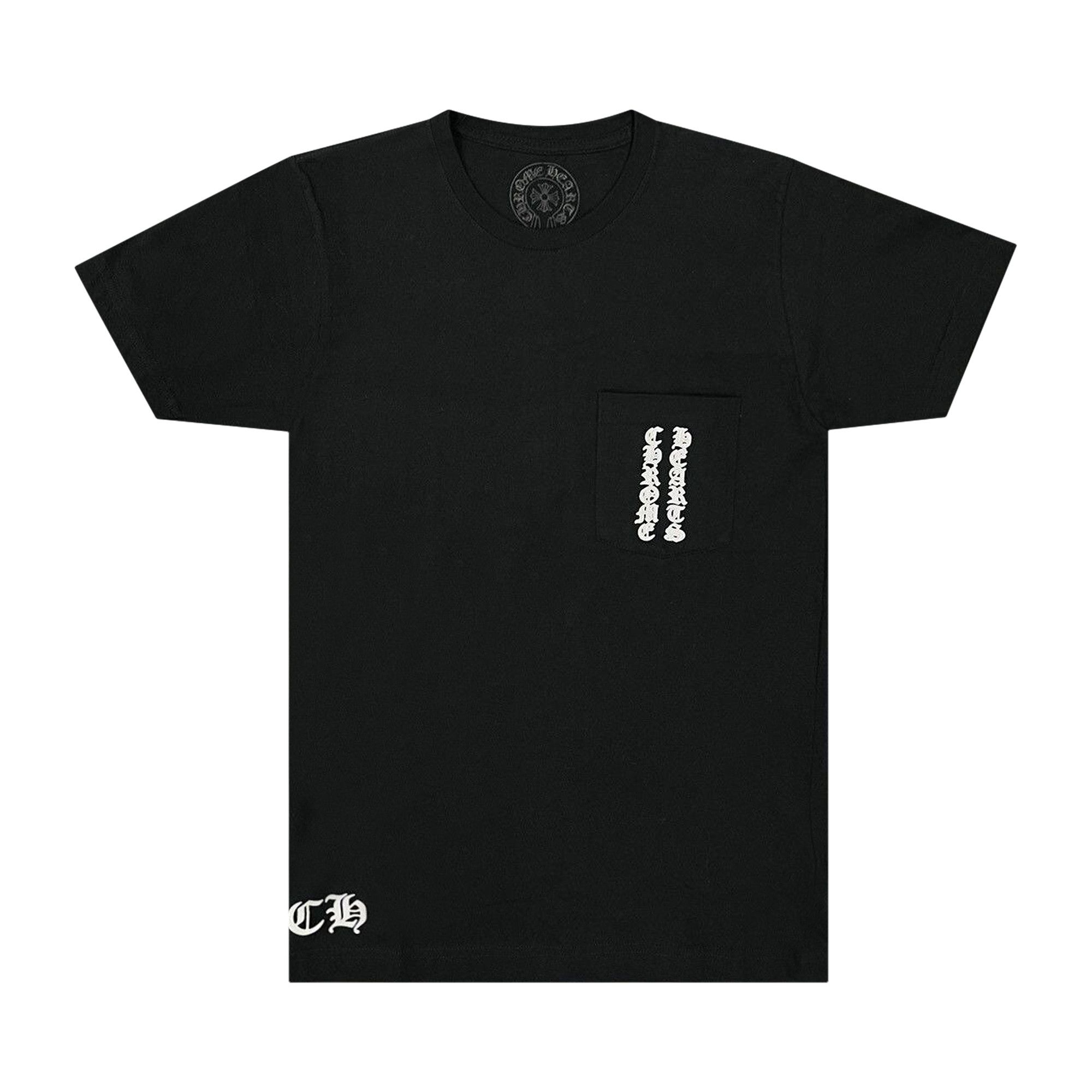 Buy Chrome Hearts RS3 Cross Pocket Tee Tee 'Black' - 1383