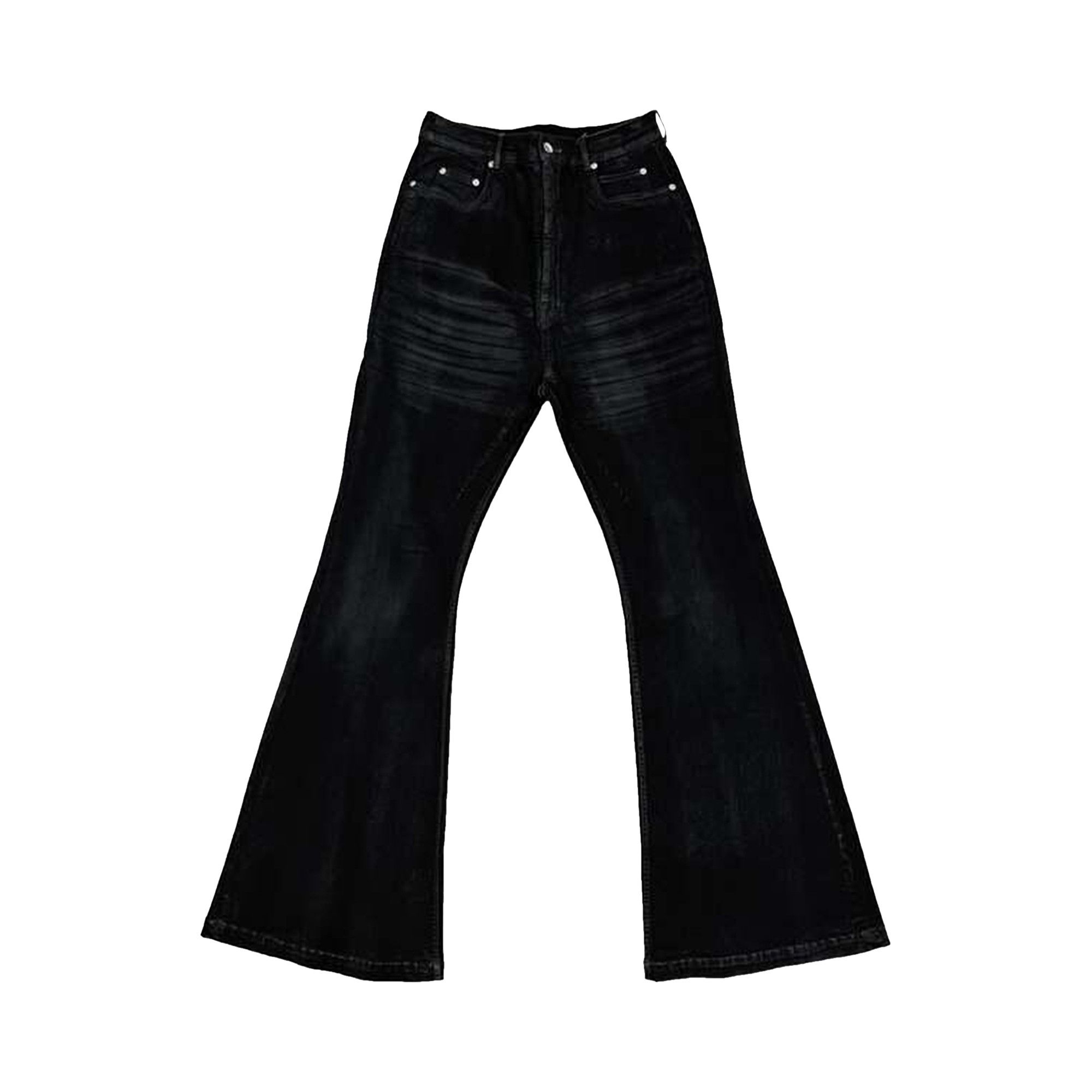 Buy Rick Owens DRKSHDW Bolan Bootcut Jeans 'Black Wax' - DU02D2365