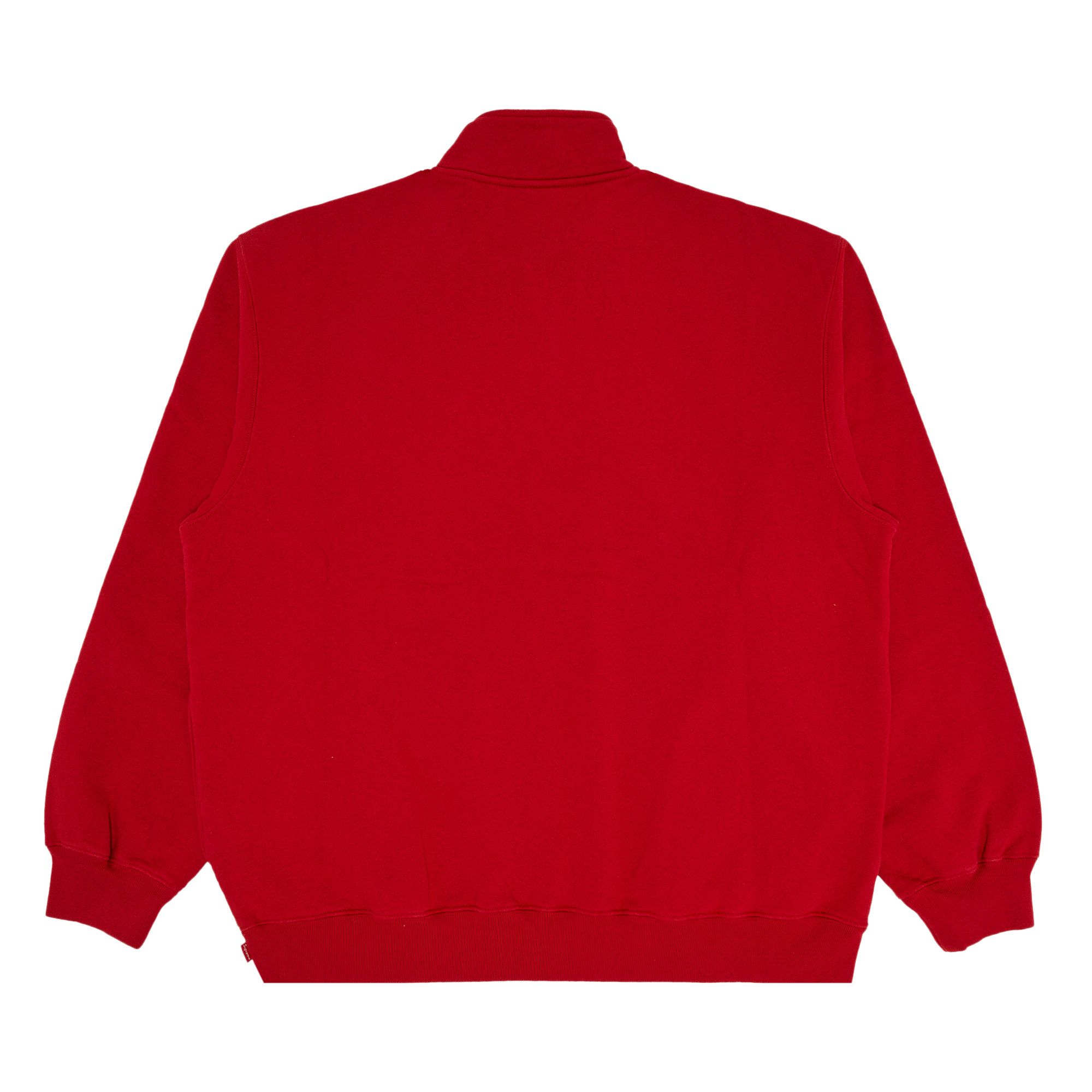 Buy Supreme Small Box Half Zip Pullover 'Red' - SS25SW6 RED | GOAT