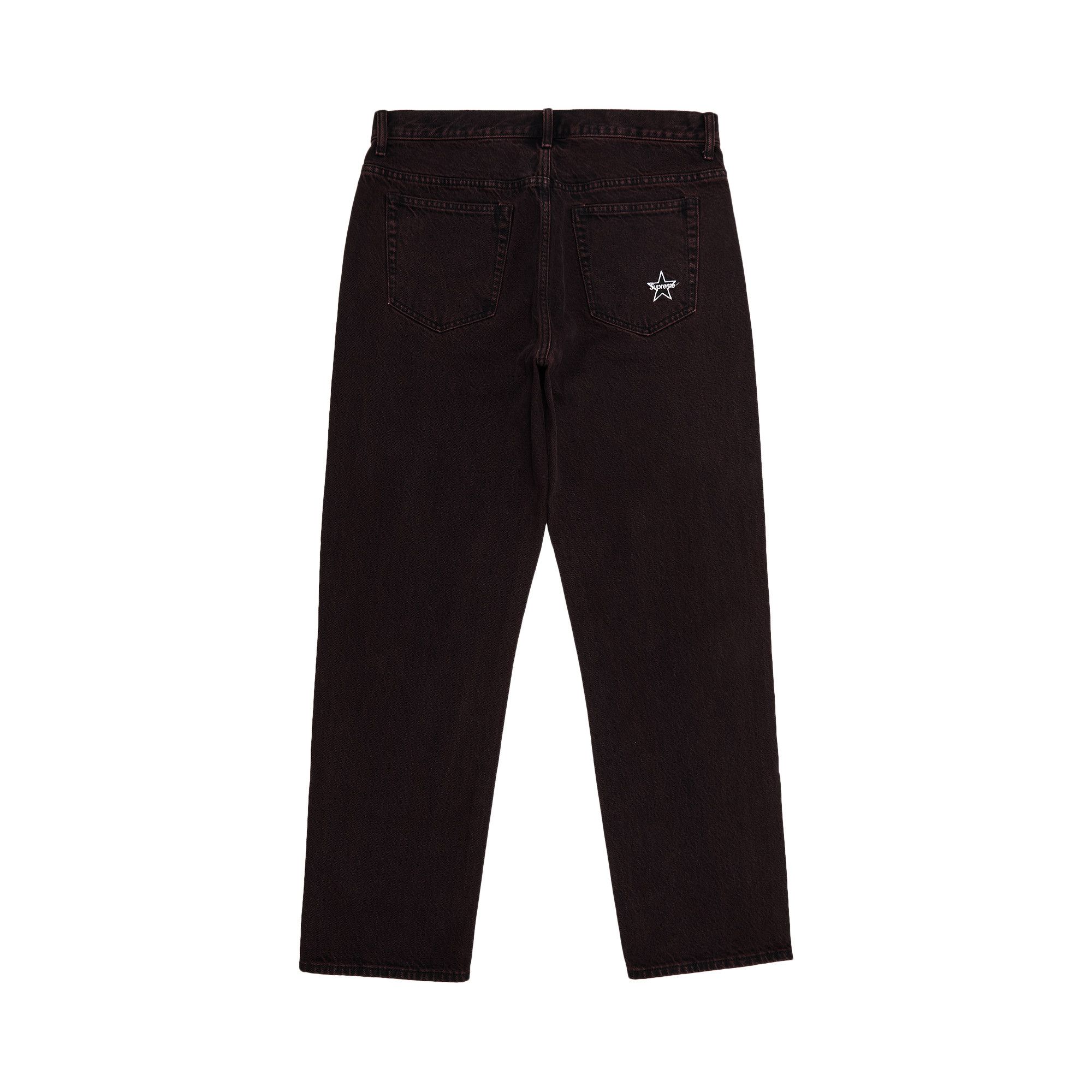 Buy Supreme Regular Jean 'Overdyed Red' - SS25P31 OVERDYED RED | GOAT