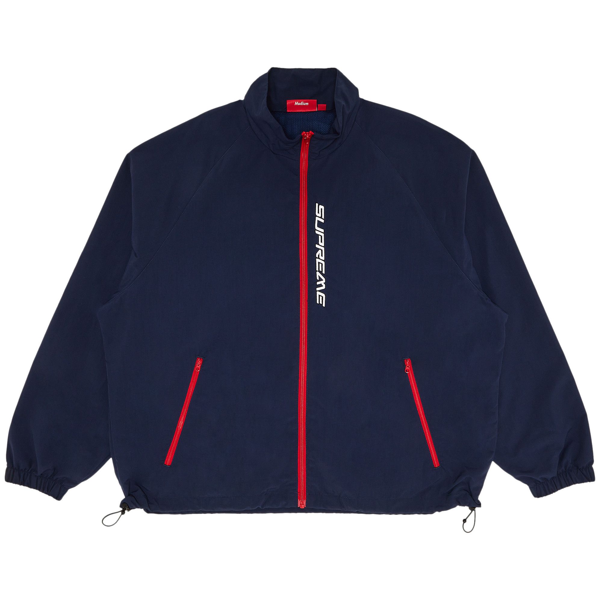 Buy Supreme Contrast Zip Track Jacket 'Navy' - SS25J41 NAVY | GOAT