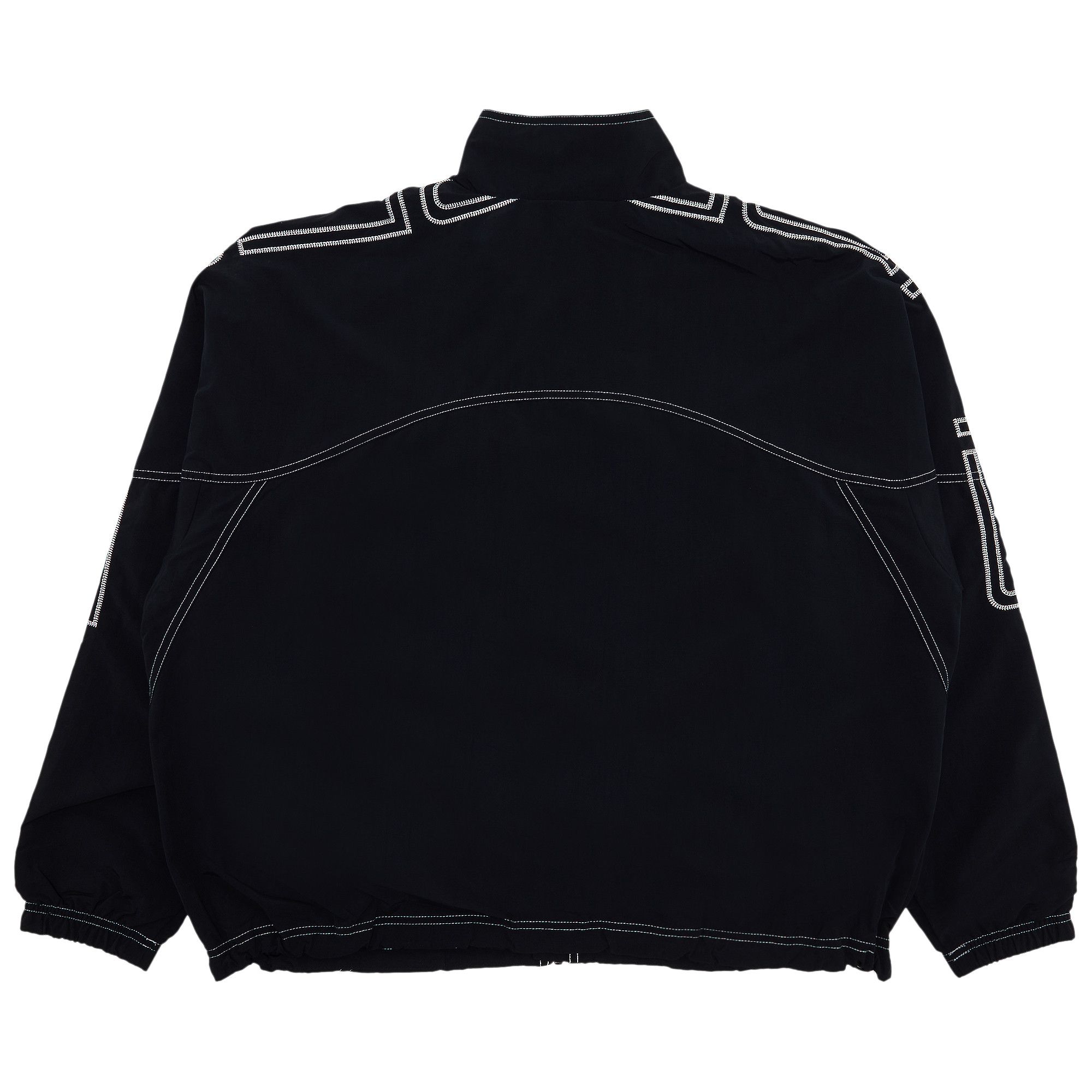 Buy Supreme Spellout Embroidered Track Jacket 'Black' - SS25J69
