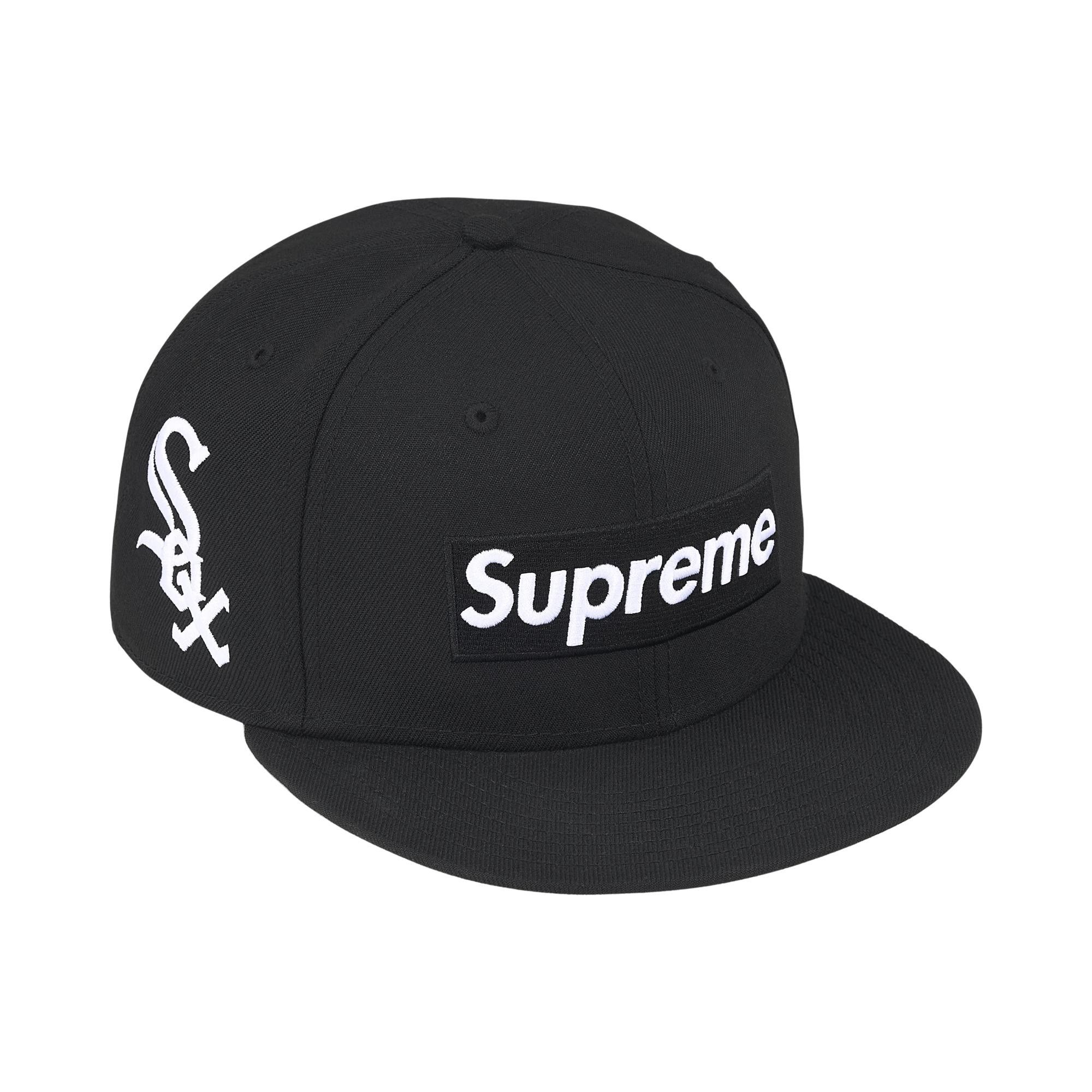 帽子 Supreme x NewEra Box Logo WhiteSox Black Buy Supreme x MLB