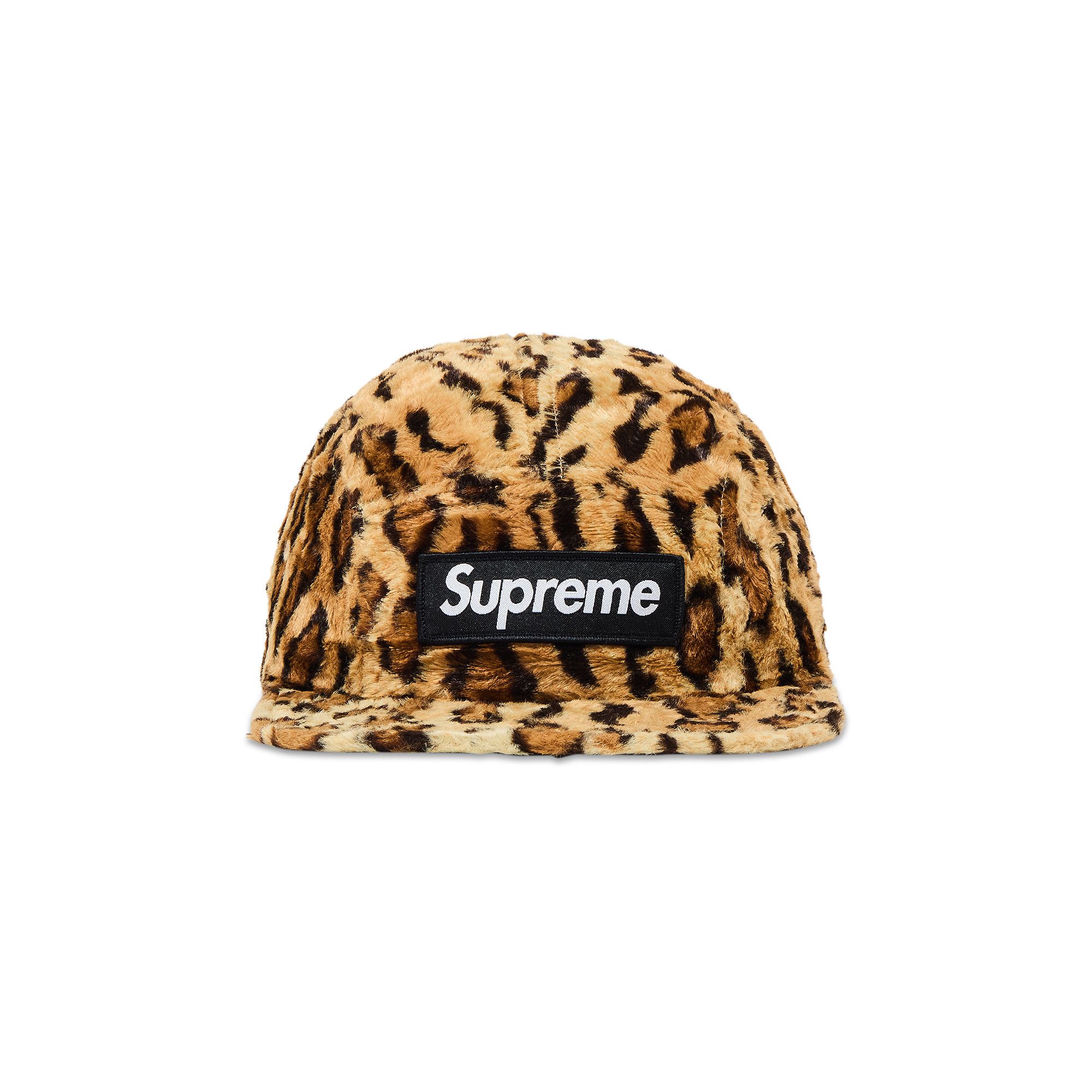 Buy Supreme x Goodenough Crushed Rayon Pile Camp Cap 'Leopard