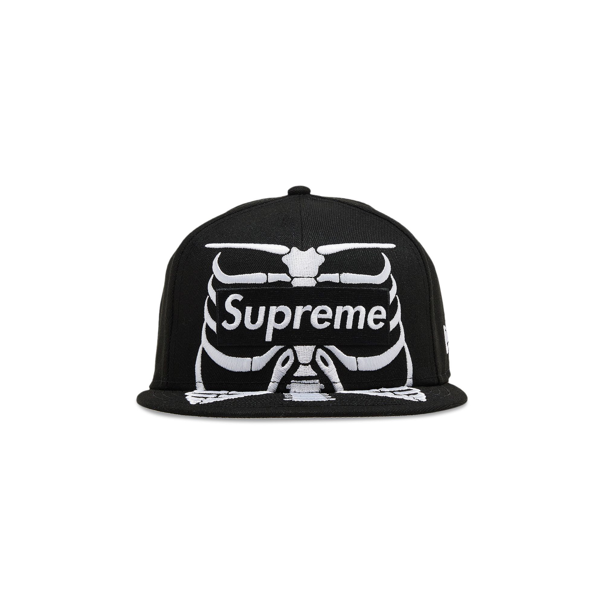 Buy Supreme Bones Box Logo New Era 'Black' - SS25H11 BLACK | GOAT