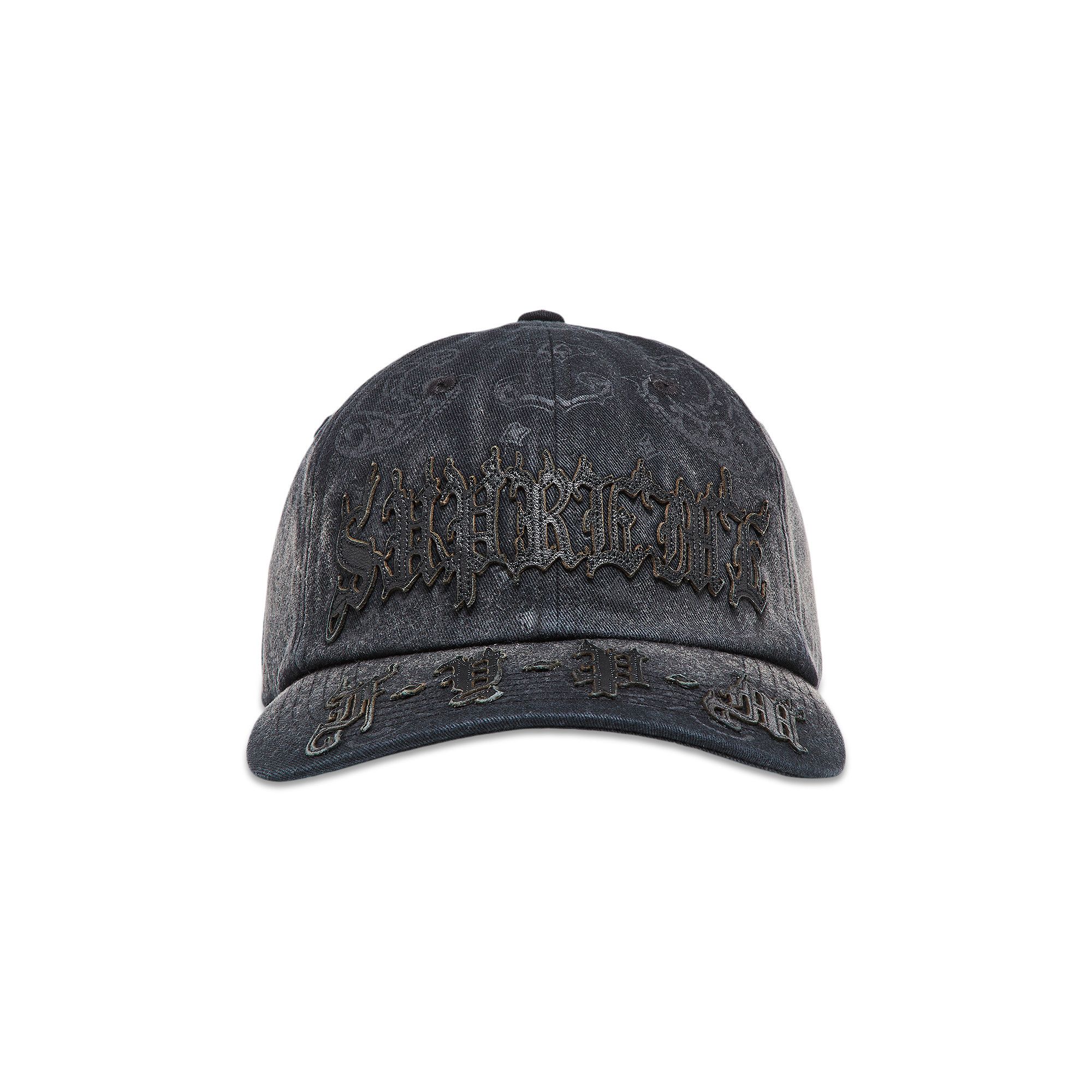 Buy Supreme Leather Appliqué 6-Panel 'Black' - SS25H118 BLACK | GOAT