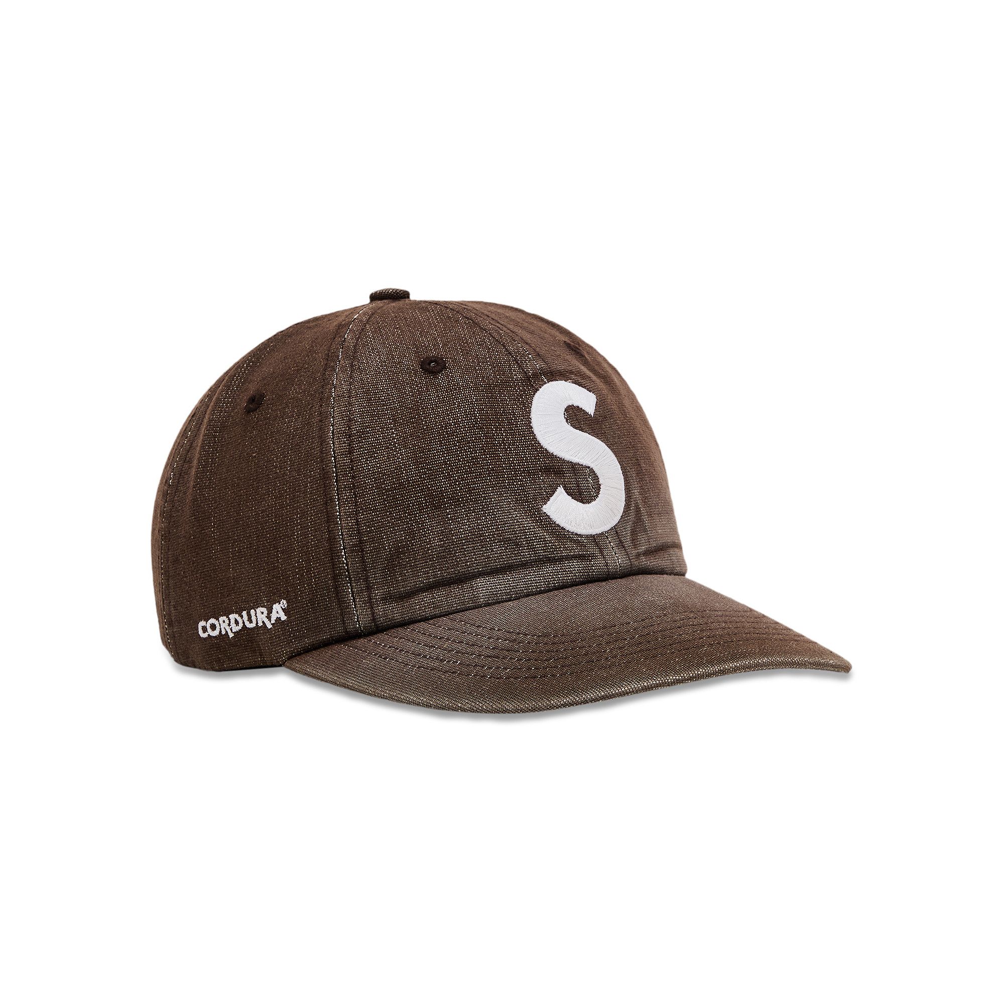 Buy Supreme Cordura Denim S Logo 6-Panel 'Brown' - SS25H90 BROWN